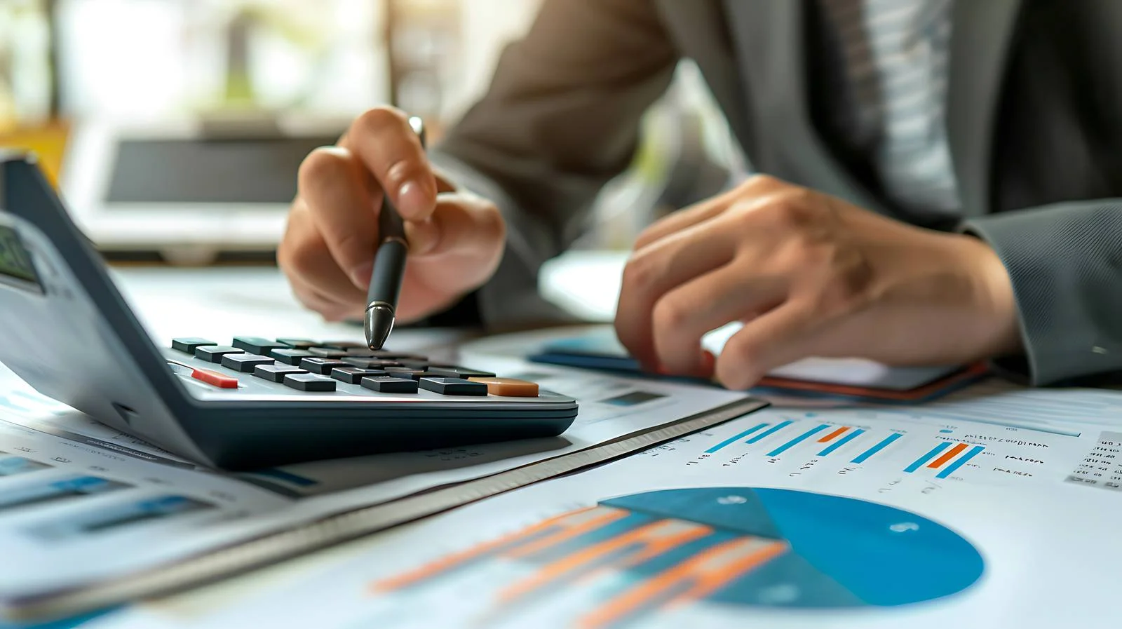 Accountant's Desk Calculation Process — free download from Dotvec