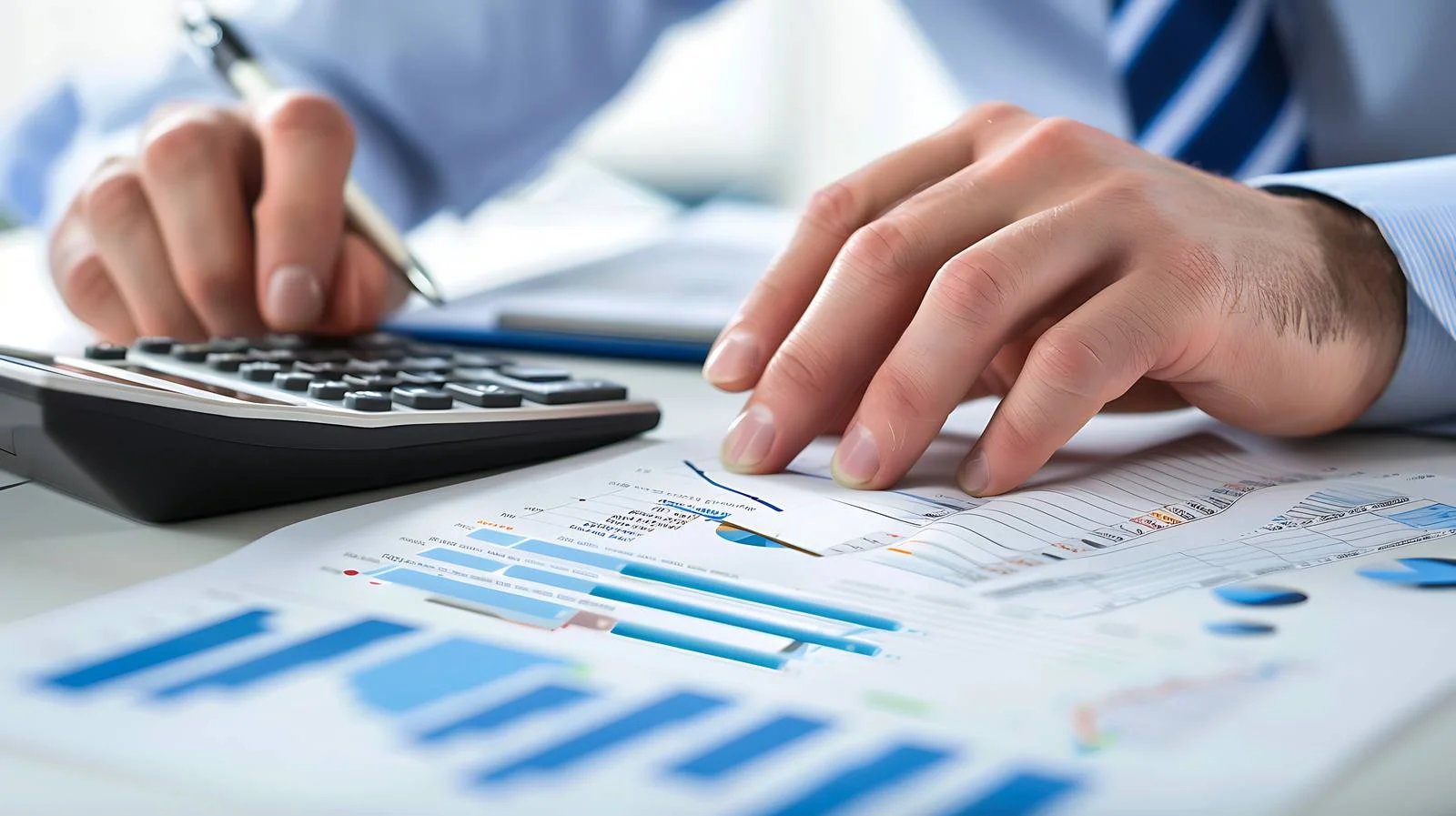 Accountant Analyzing Company Financial Data — free download from Dotvec