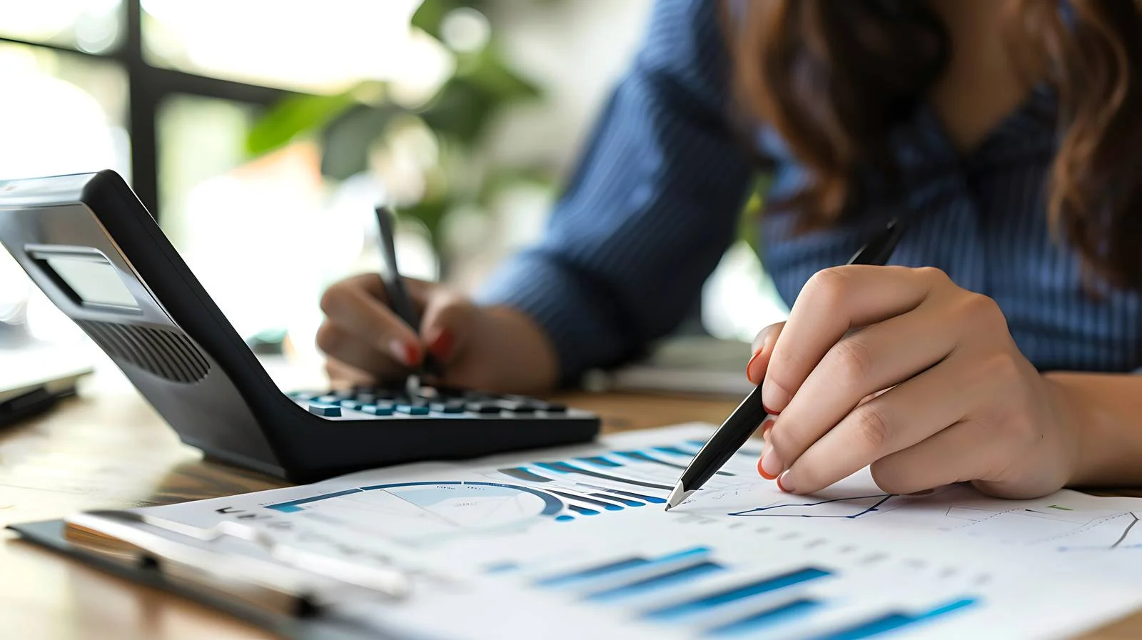 Accountant Working on Calculations — free download from Dotvec