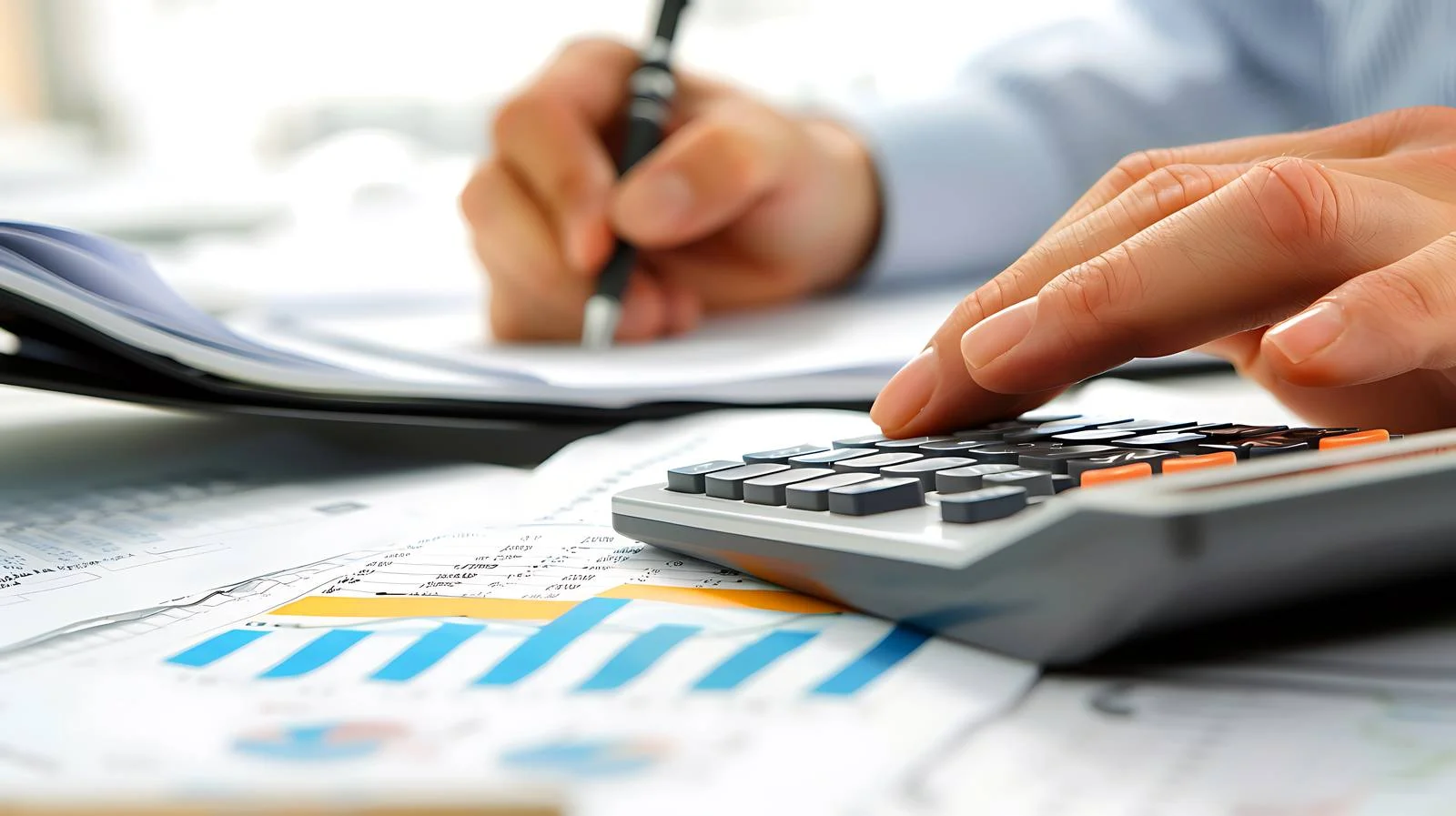 Accountant Working on Calendar Check — free download from Dotvec