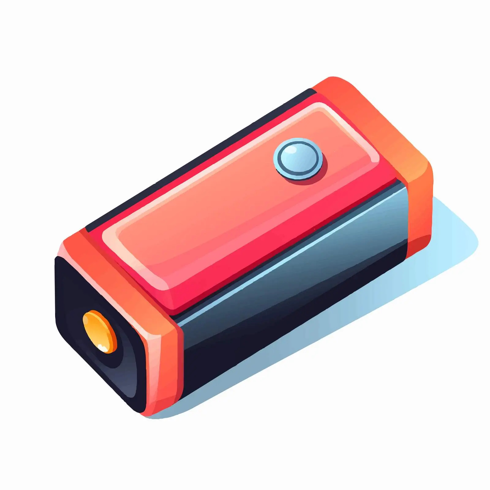 Accumulator Battery Vector Illustration on White Background – free battery image from Dotvec