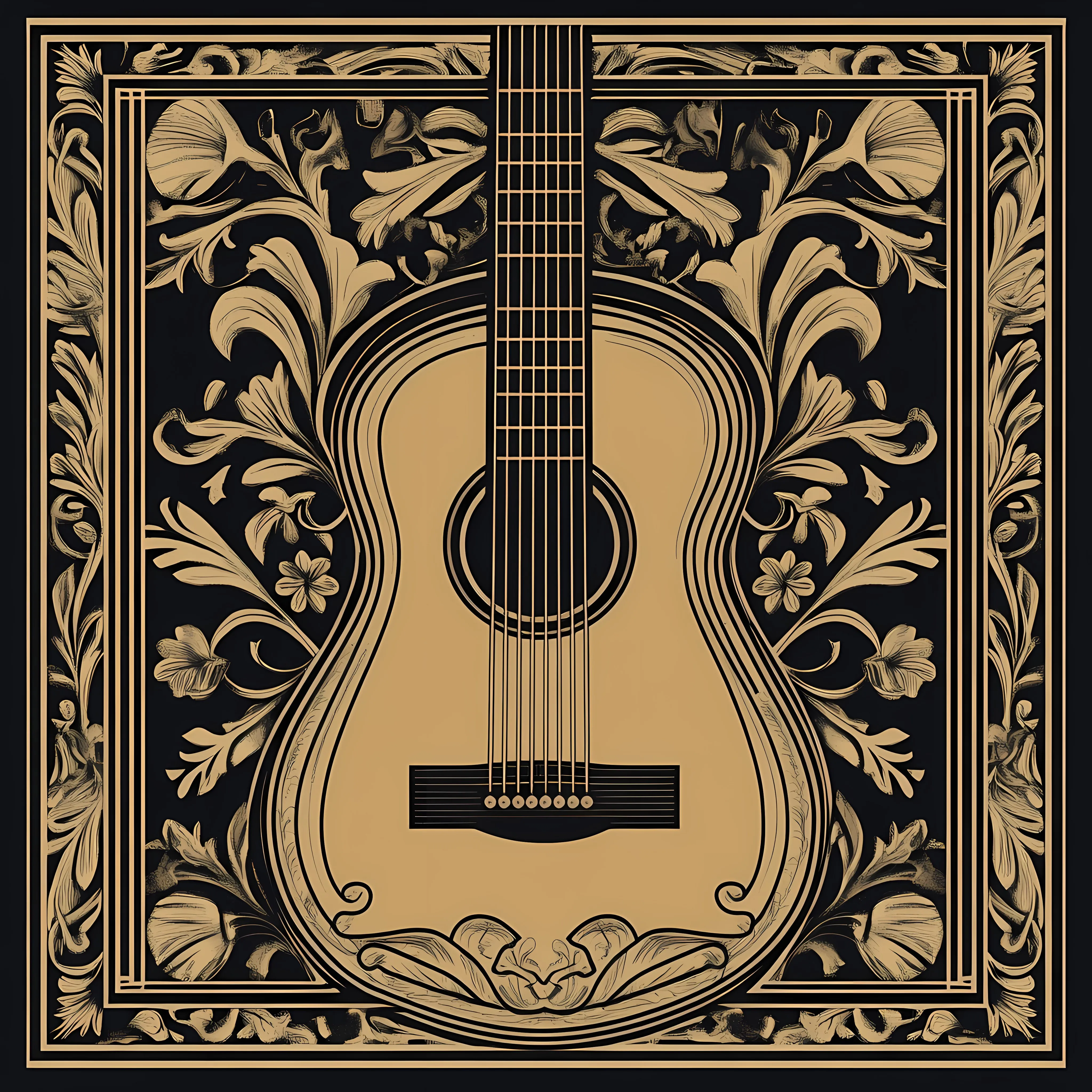 Acoustic Guitar Icon Vector Illustration — free download from Dotvec