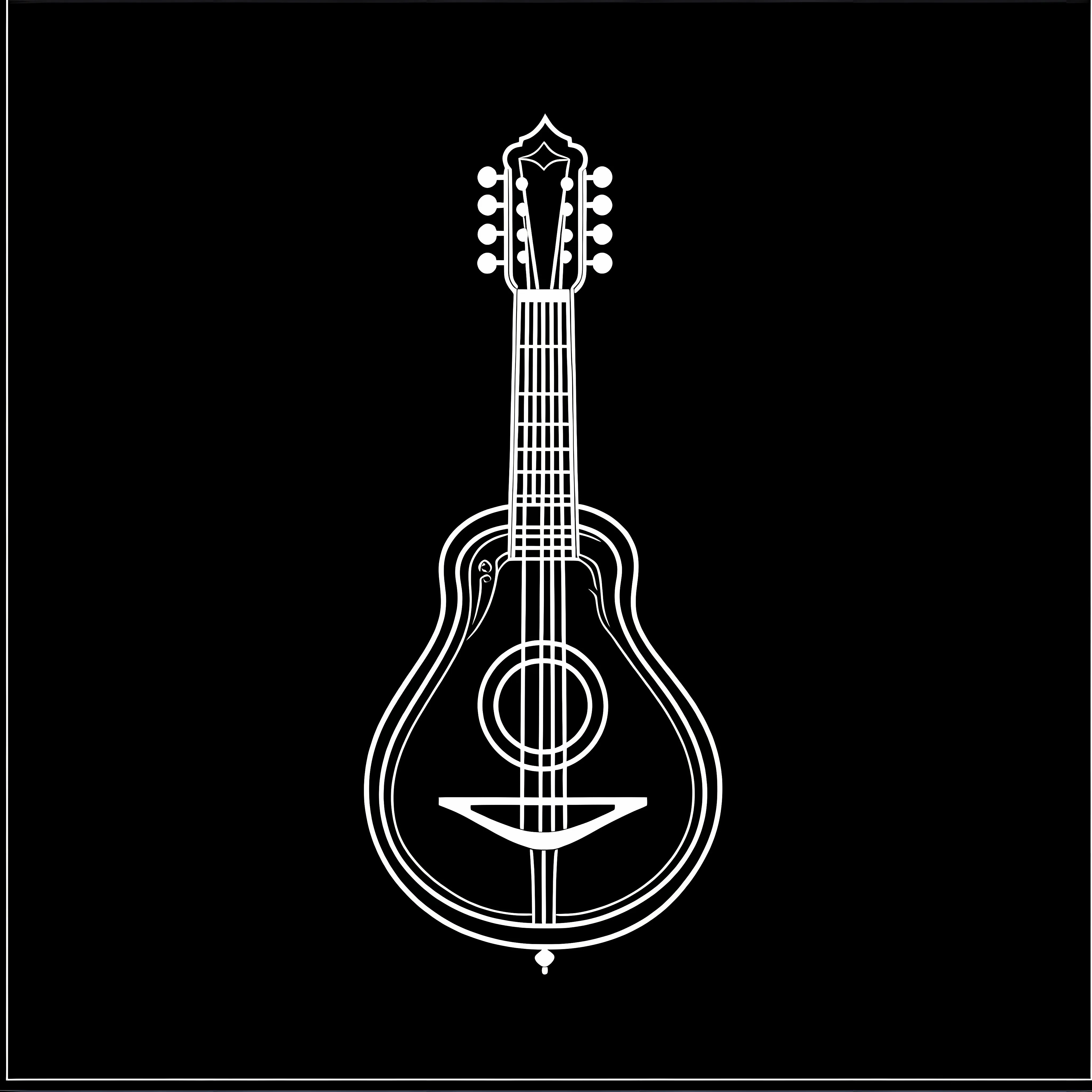 Acoustic Guitar Music Instrument Icon Illustration — free download from Dotvec