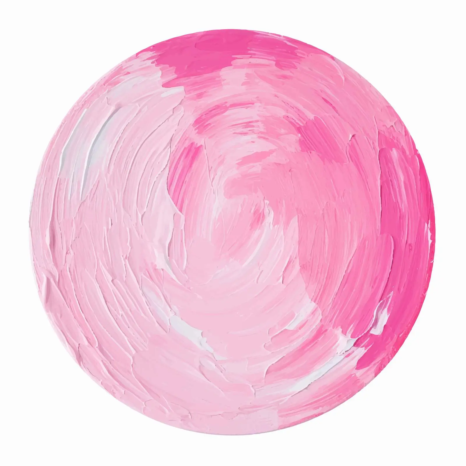 Abstract Pink Circular Strokes on Canvas — free download from Dotvec