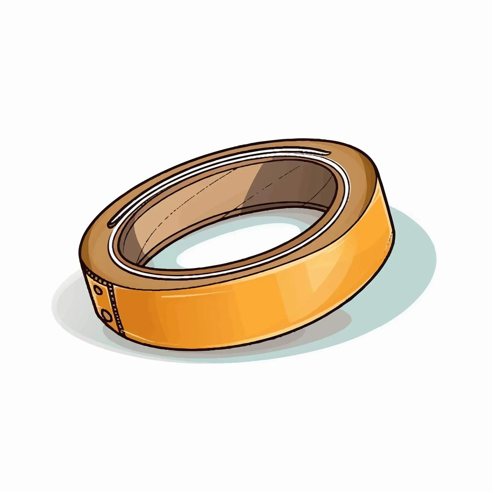 Cartoon Vector Illustration of Adhesive Tape – free adhesive tape image from Dotvec
