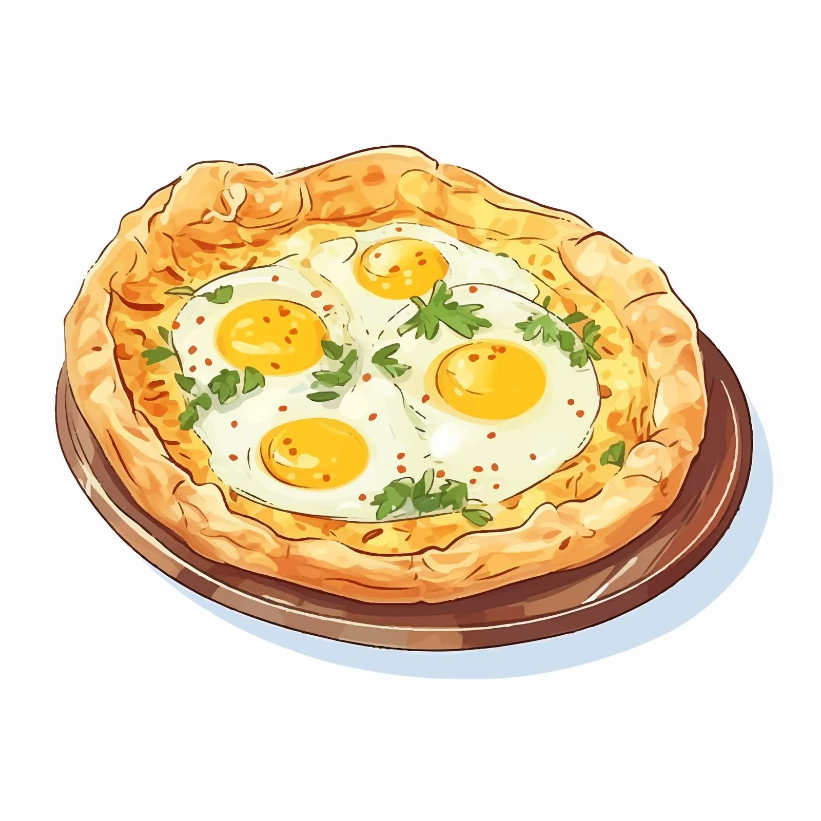 Adjaran Khachapuri - Traditional Georgian Dish – free filling image from Dotvec