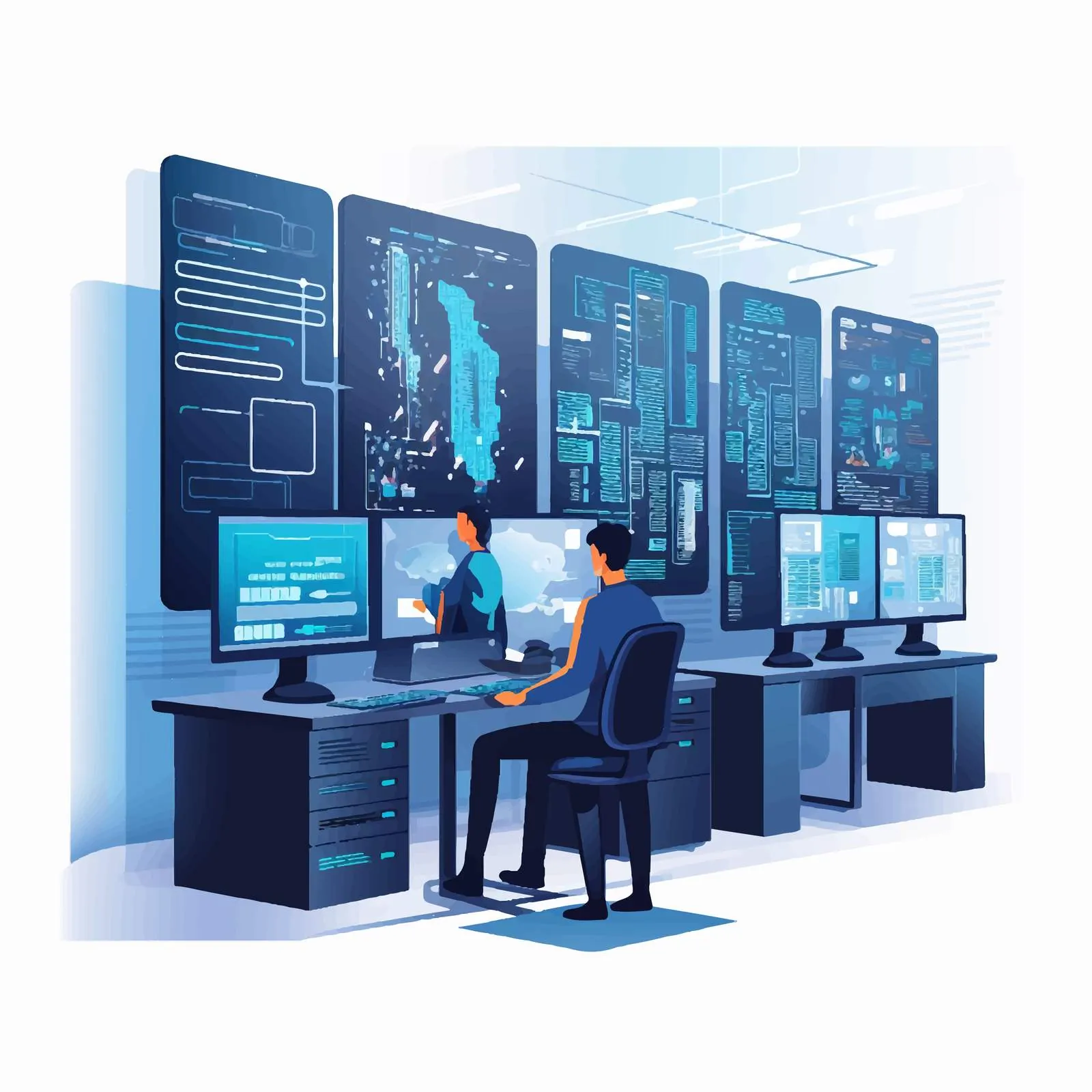 Big Data Administration at Multiple Screen Workstations — free download from Dotvec