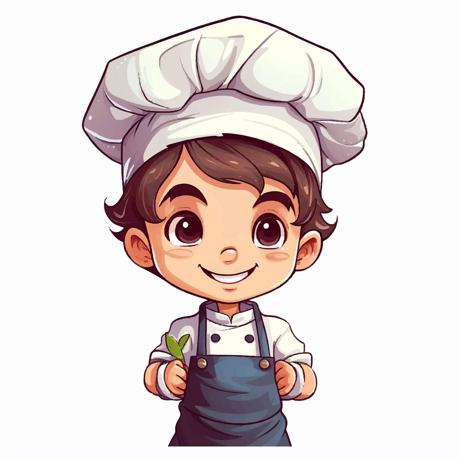 Cute Little Chef Portrait of a Boy — free download from Dotvec