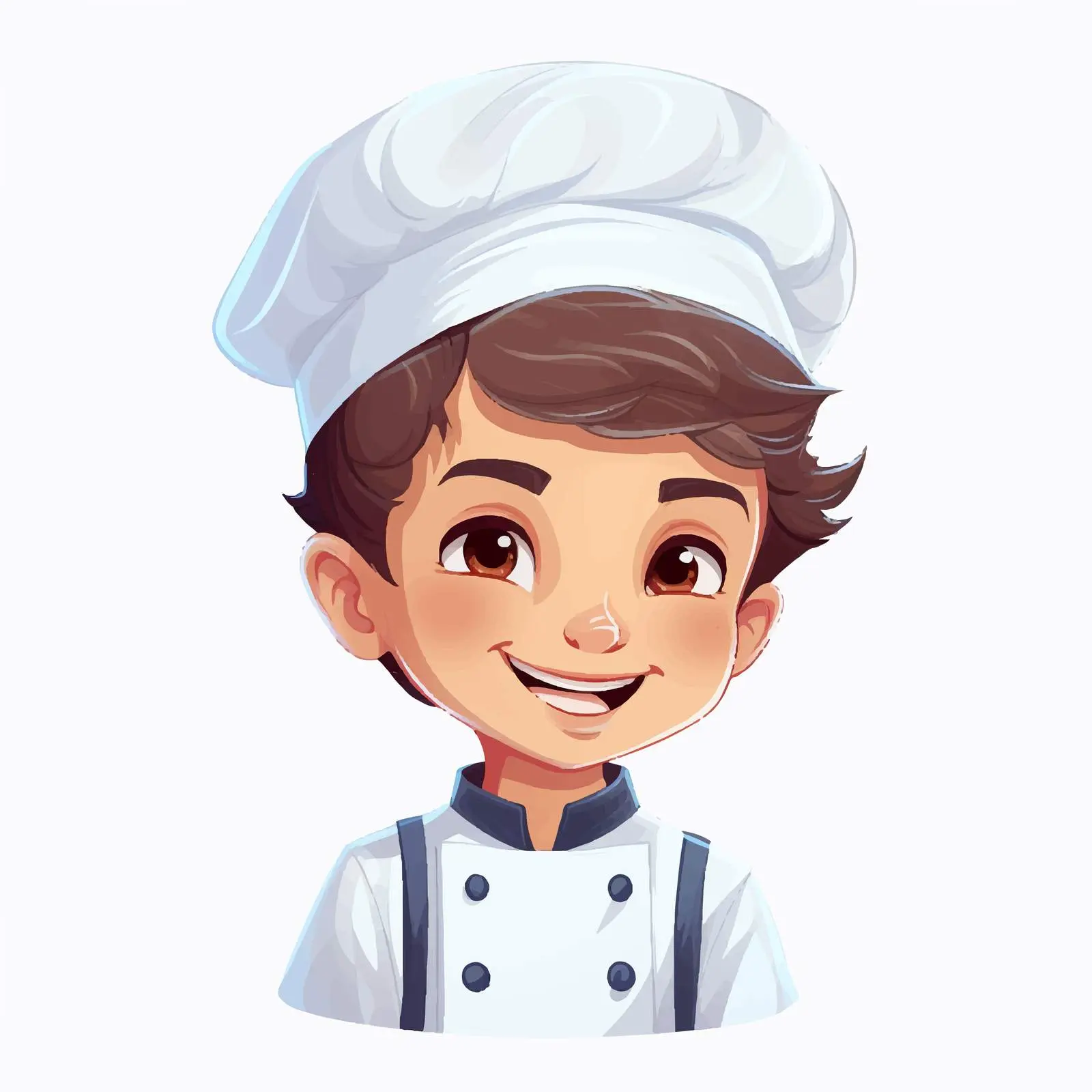 Cute Little Boy as Professional Chief Cook — free download from Dotvec