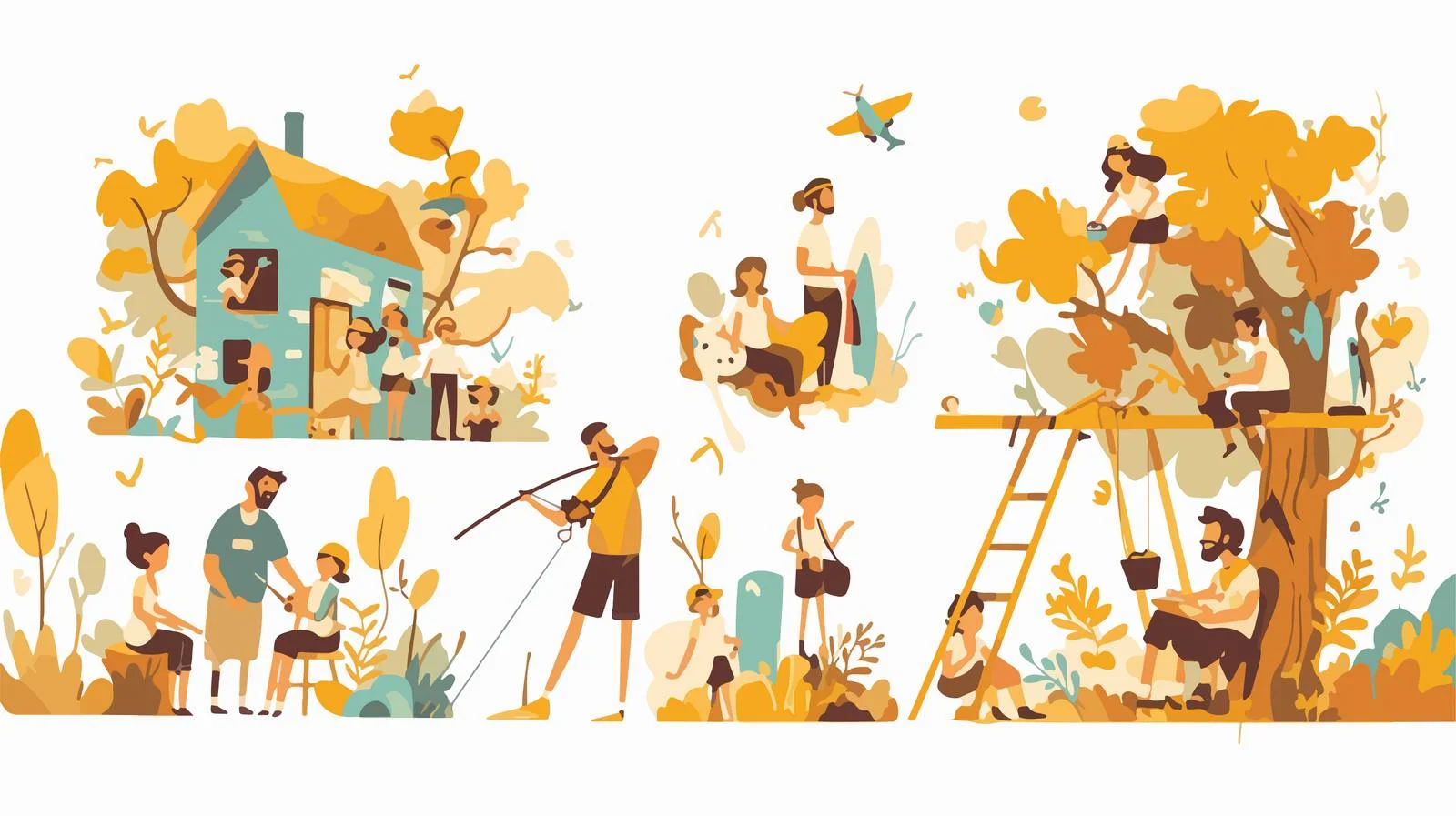 Lovely Father-Son Bonding Moment — free download from Dotvec