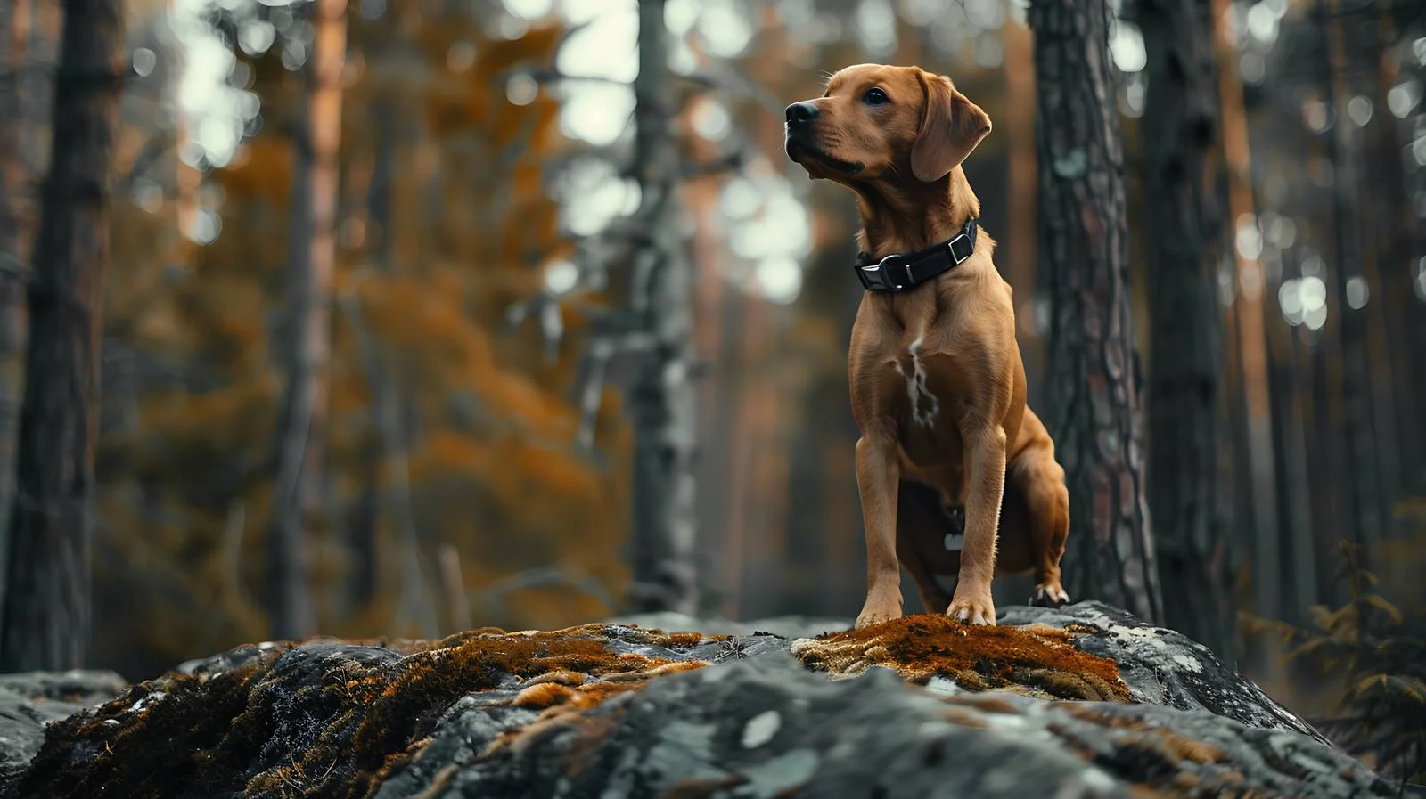 Majestic Canine in Forest — free download from Dotvec