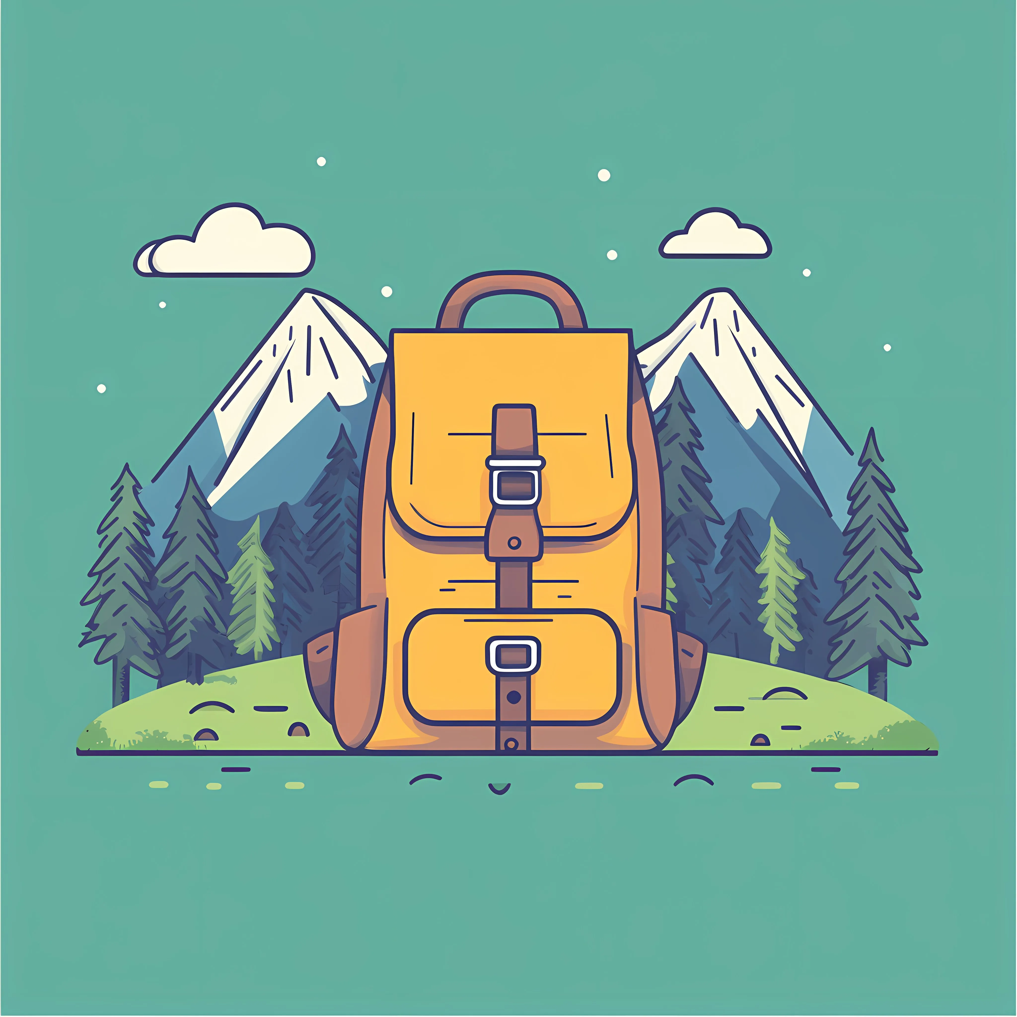 Adventure Backpack for Exploration and Travel — free download from Dotvec