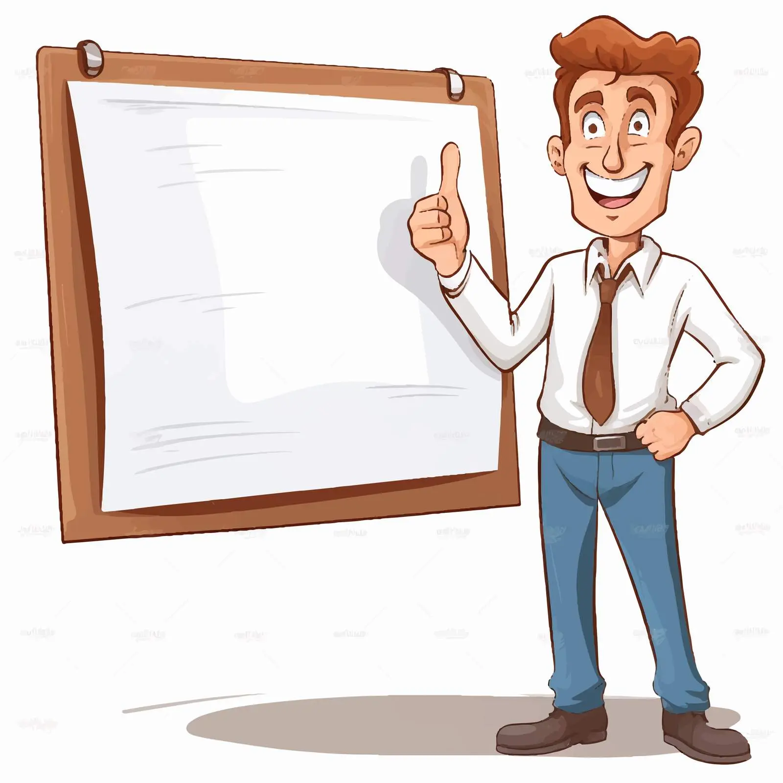 Cartoon Vector Illustration for Advertising – free dynamic vector image from Dotvec