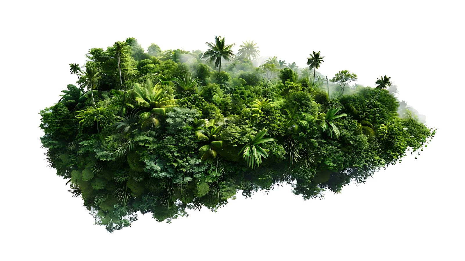 Elevated Landscape on White Background — free download from Dotvec