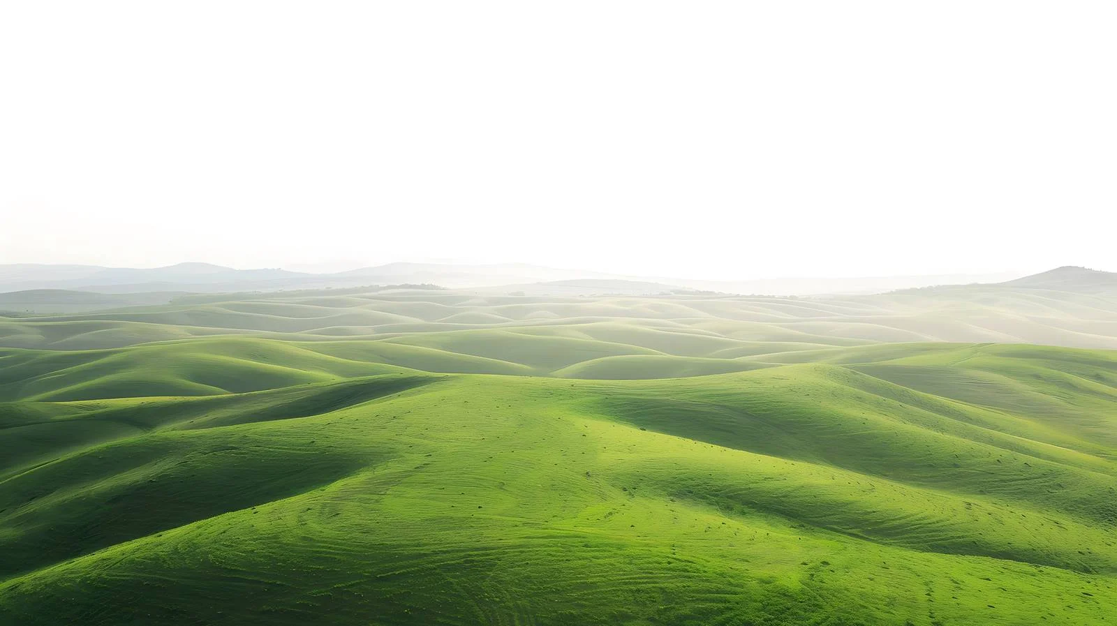 Serene Aerial View of Isolated Green Hills — free download from Dotvec