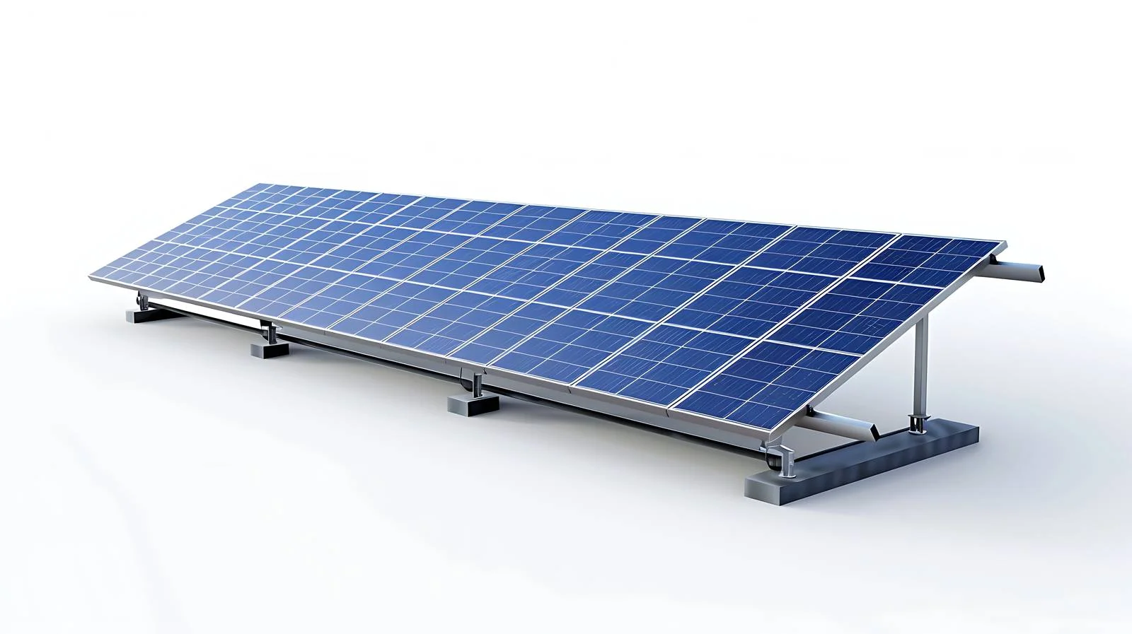 Cutting-edge Solar Energy Power Plant Aerial View — free download from Dotvec