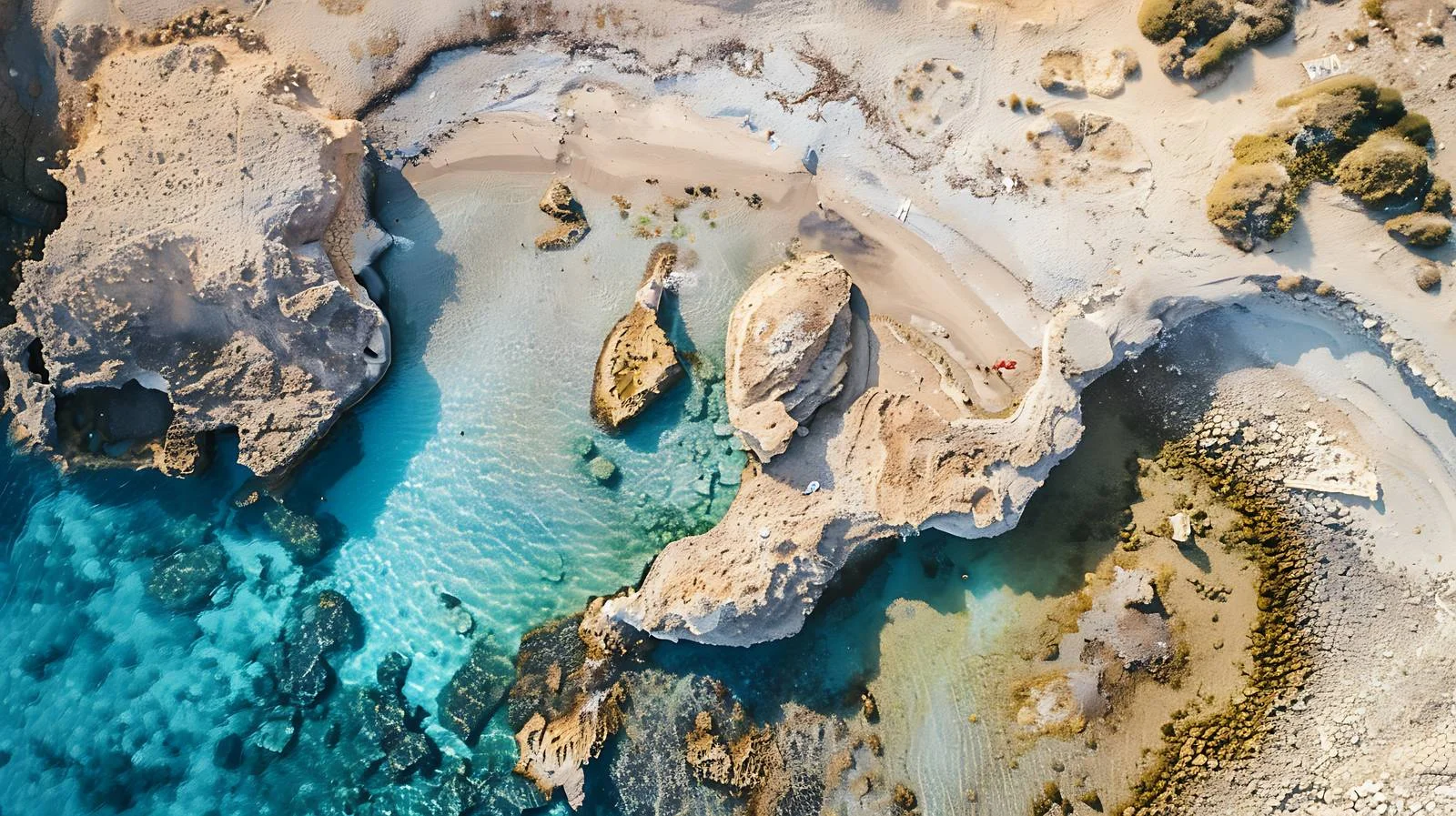 Aerial View Seitan Limania Beach — free download from Dotvec