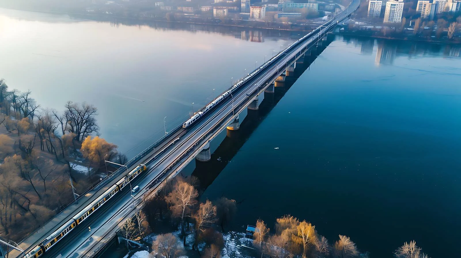 Bridge Metro Aerial View Drone — free download from Dotvec