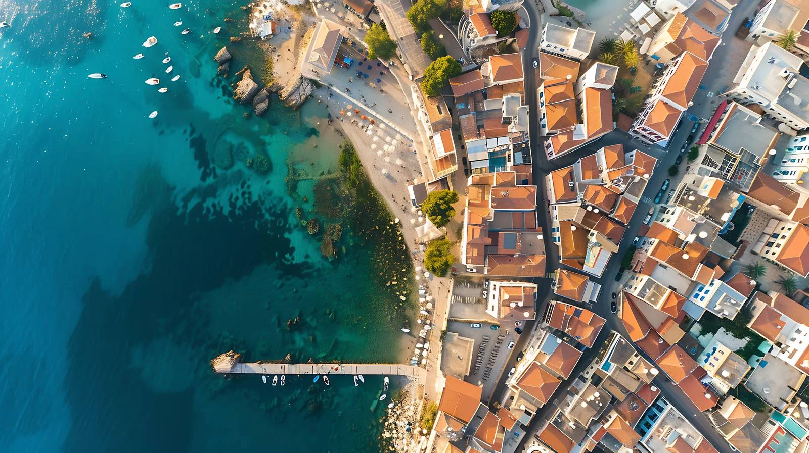 Chania City Aerial View Photo — free download from Dotvec