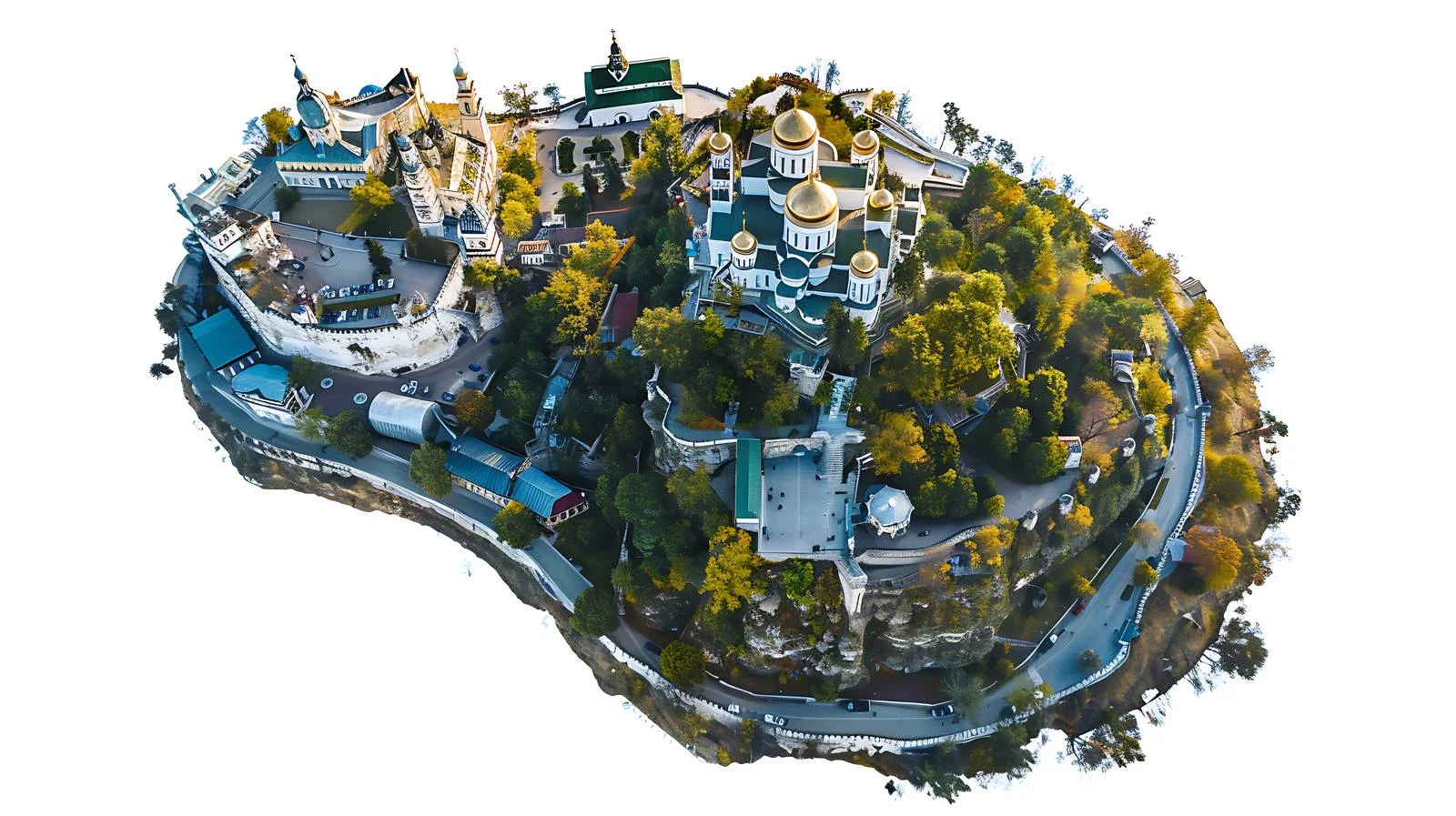 Aerial View Kiev Pechersk Lavra Drone — free download from Dotvec