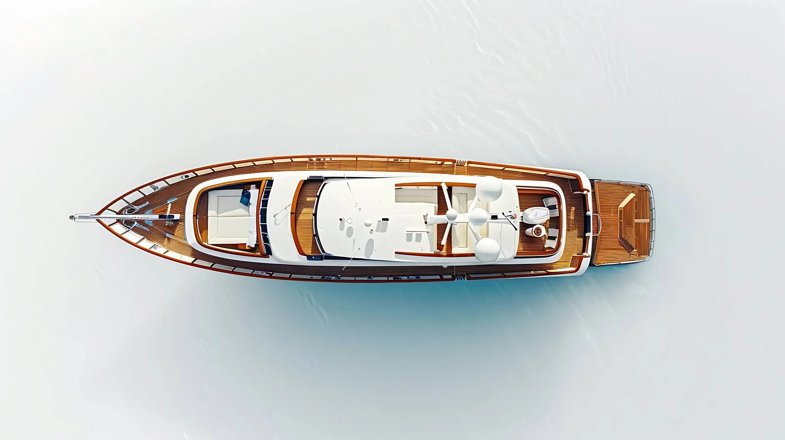 Luxury Yacht Aerial View at Sea — free download from Dotvec
