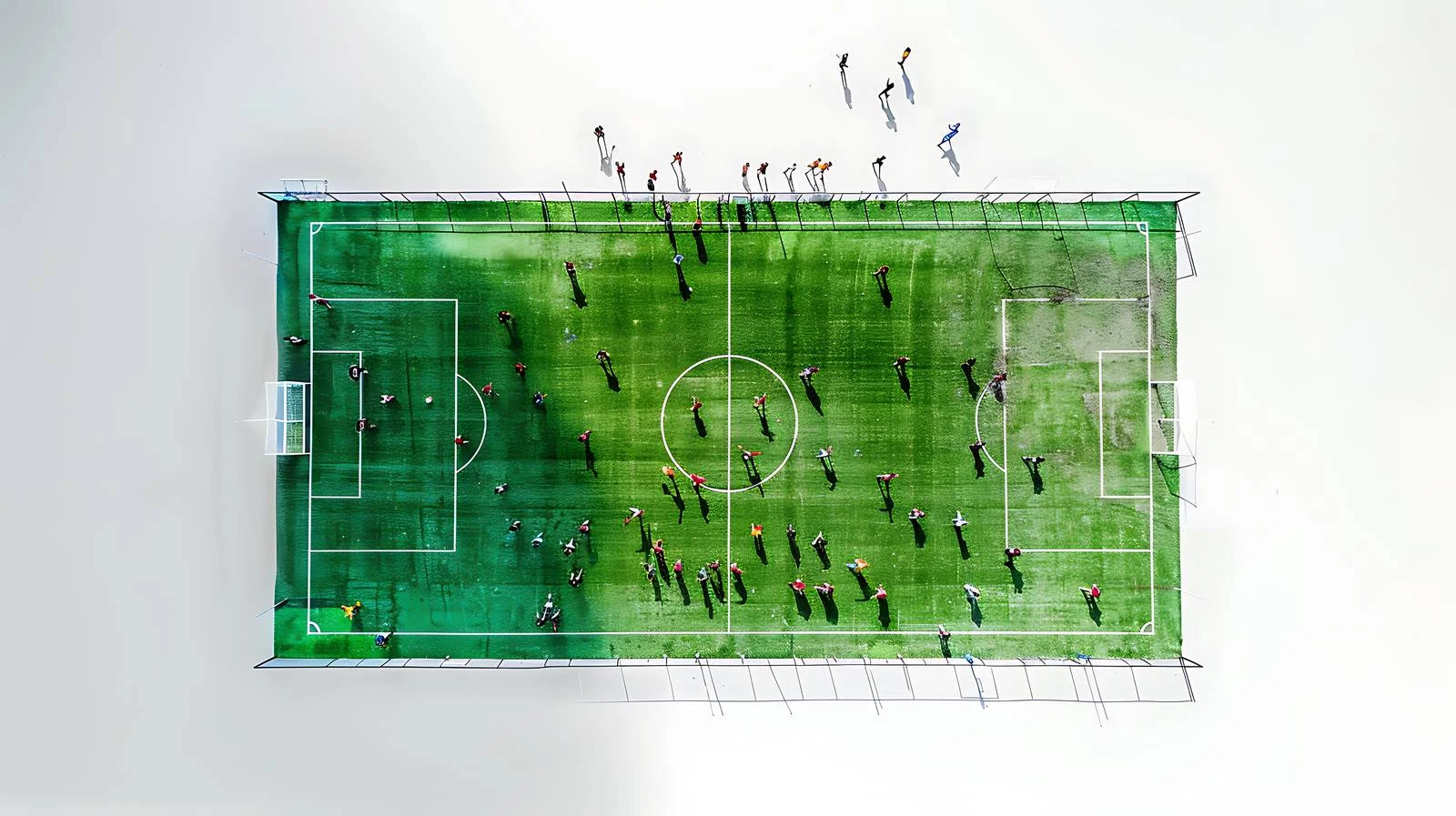 Mini Soccer Field Aerial View — free download from Dotvec