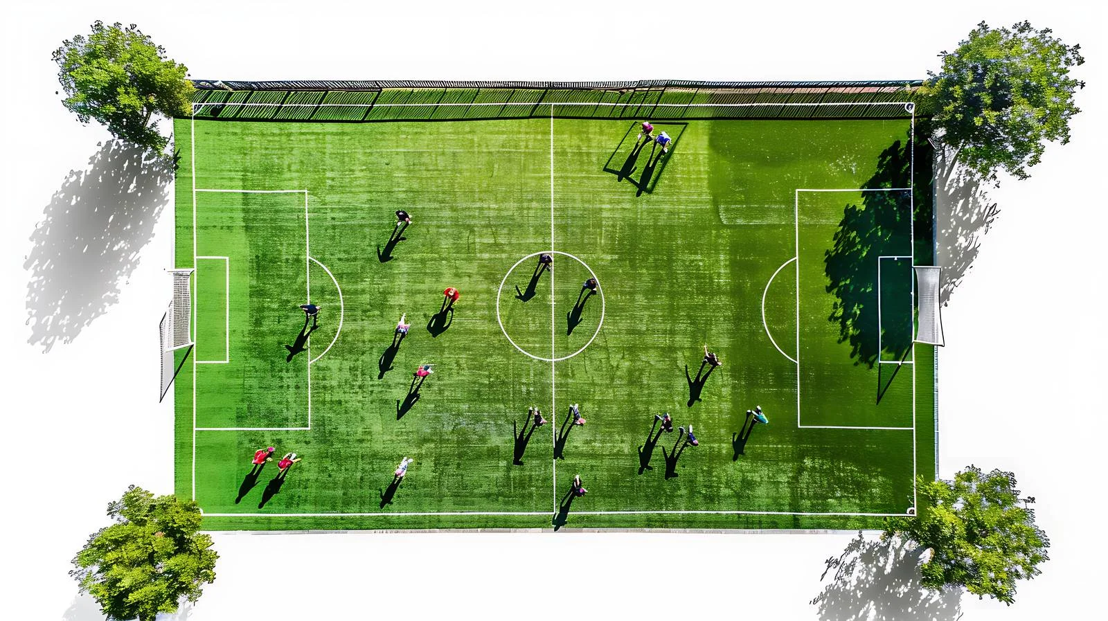 Drone View Mini Soccer Field — free download from Dotvec