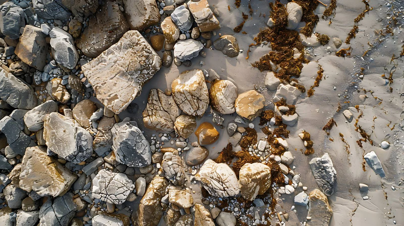 Rocky Beach Aerial View by Drone — free download from Dotvec