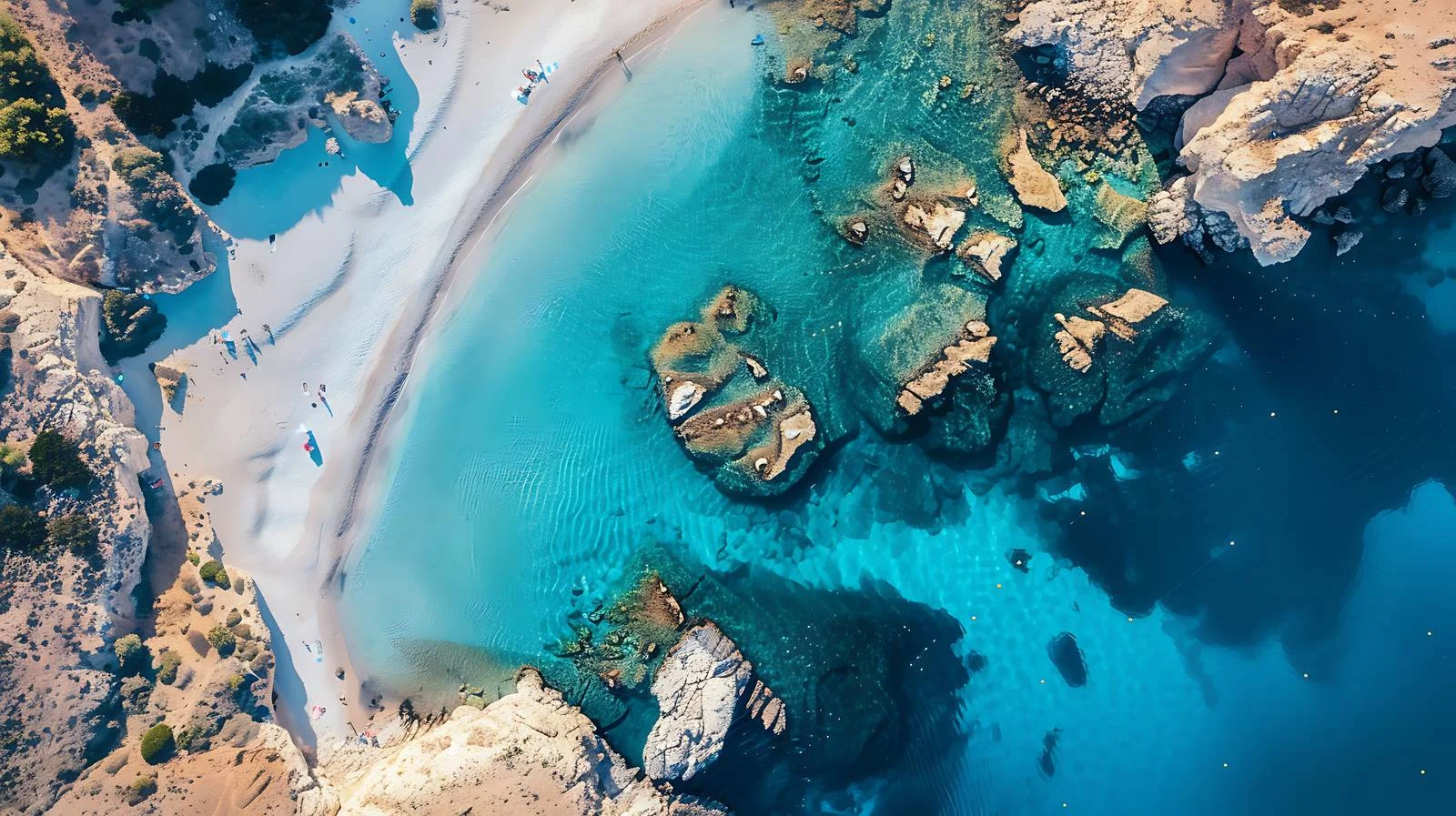 Tropical Seitan Limania Aerial Drone View — free download from Dotvec