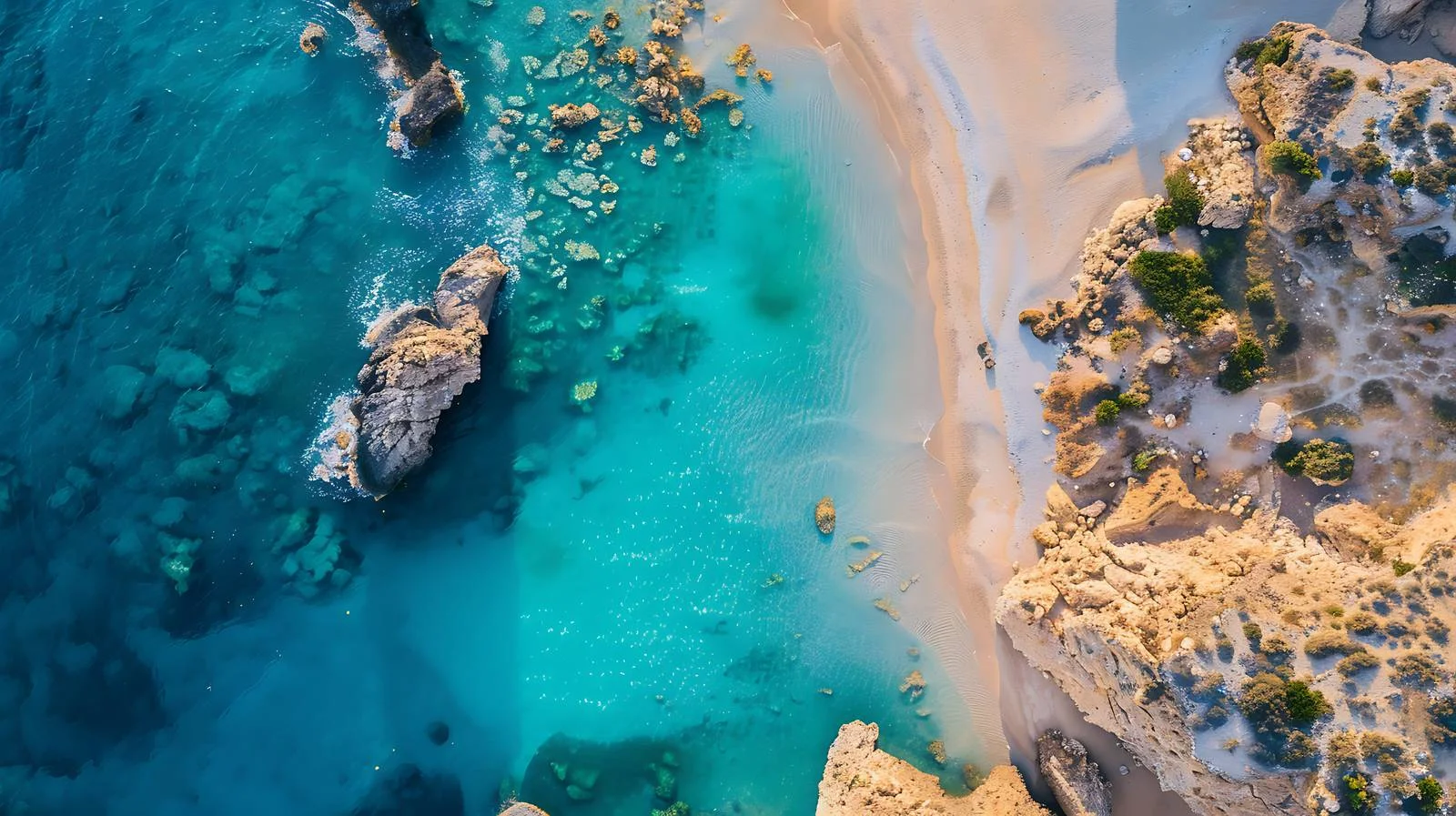 Tropical Coastal Drone View — free download from Dotvec