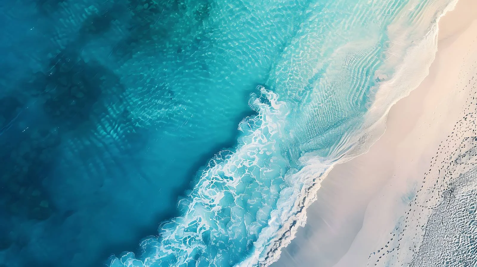 Turquoise Aerial Drone View — free download from Dotvec