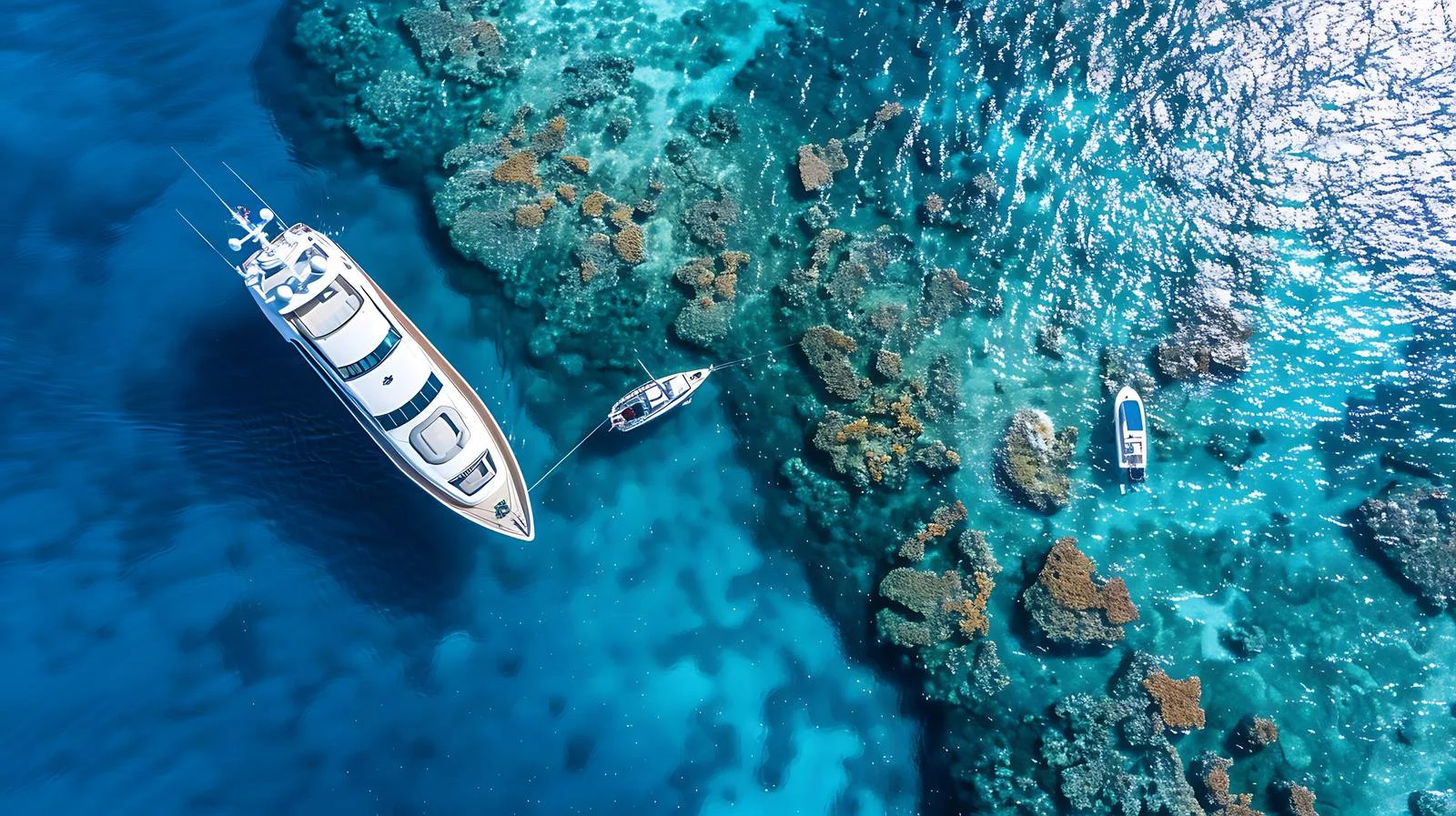 Luxury Yachts Aerial Overview — free download from Dotvec