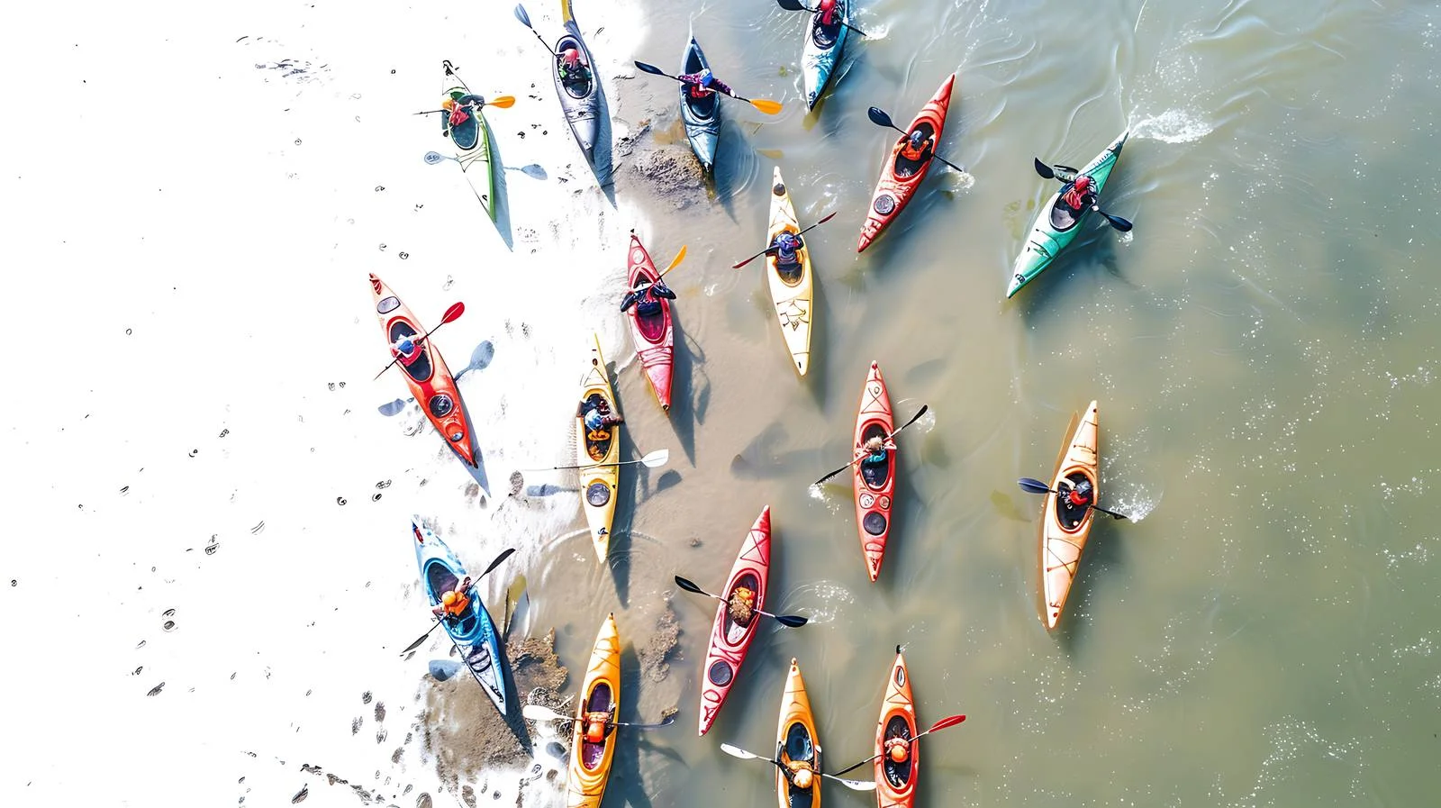 Aerial Kayaking on Vuoksi River — free download from Dotvec