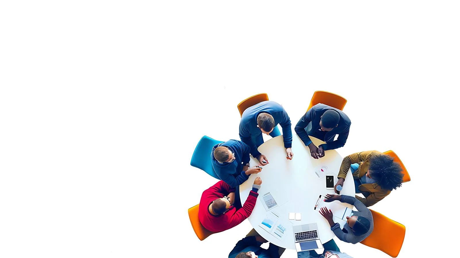 Strategic planning session for project development — free download from Dotvec