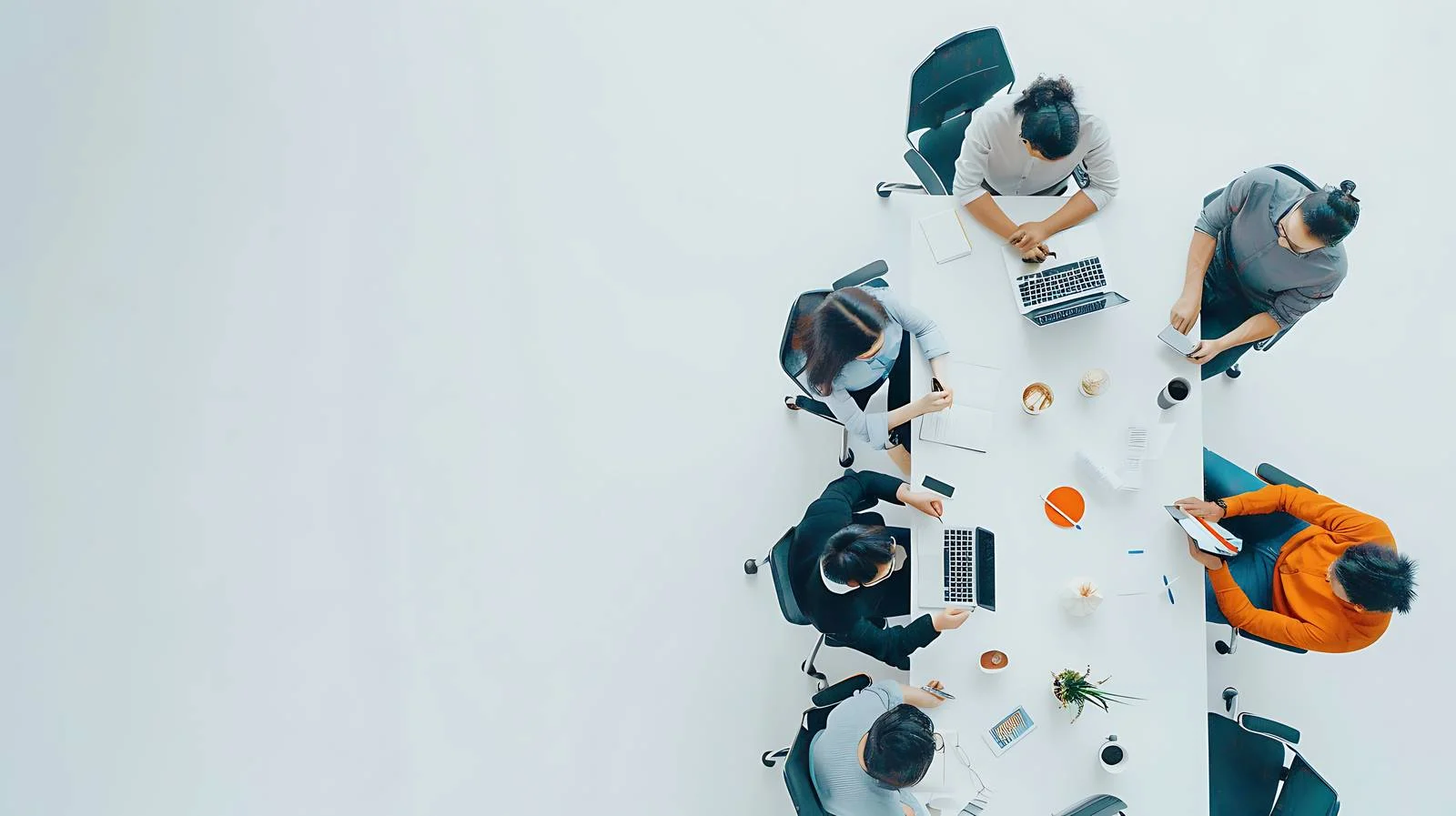 Strategic Planning Meeting from Aerial Perspective — free download from Dotvec