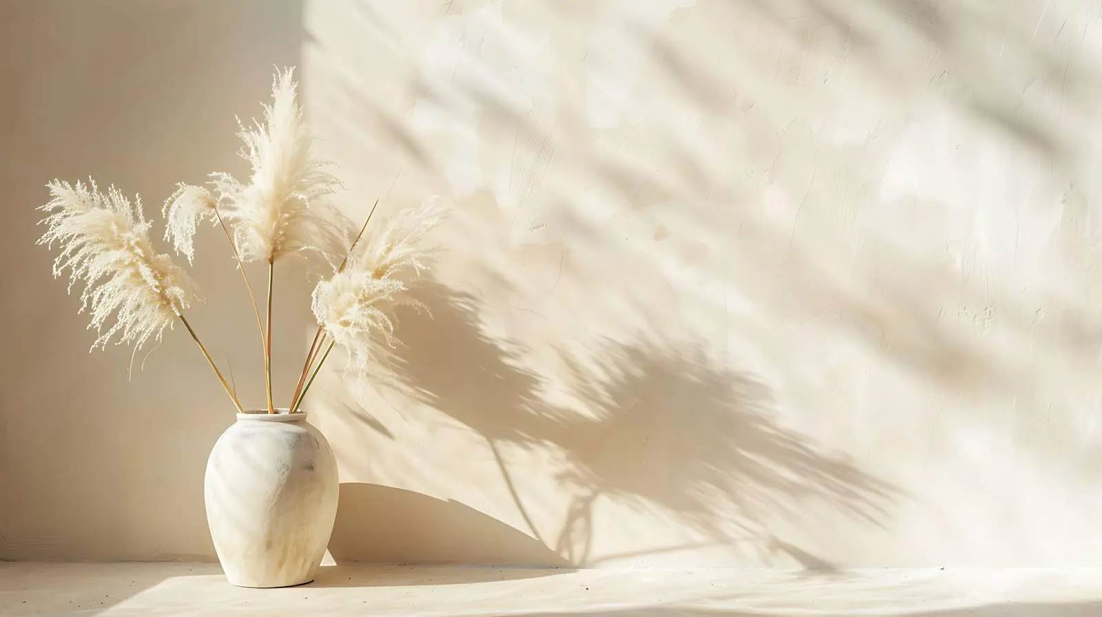 Bohemian Pampas Grass in Neutral Vase — free download from Dotvec