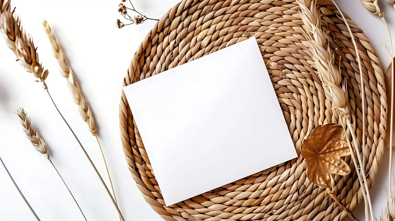 Aesthetic Bohemian Wedding Invitation Card Template – free watercolor image from Dotvec