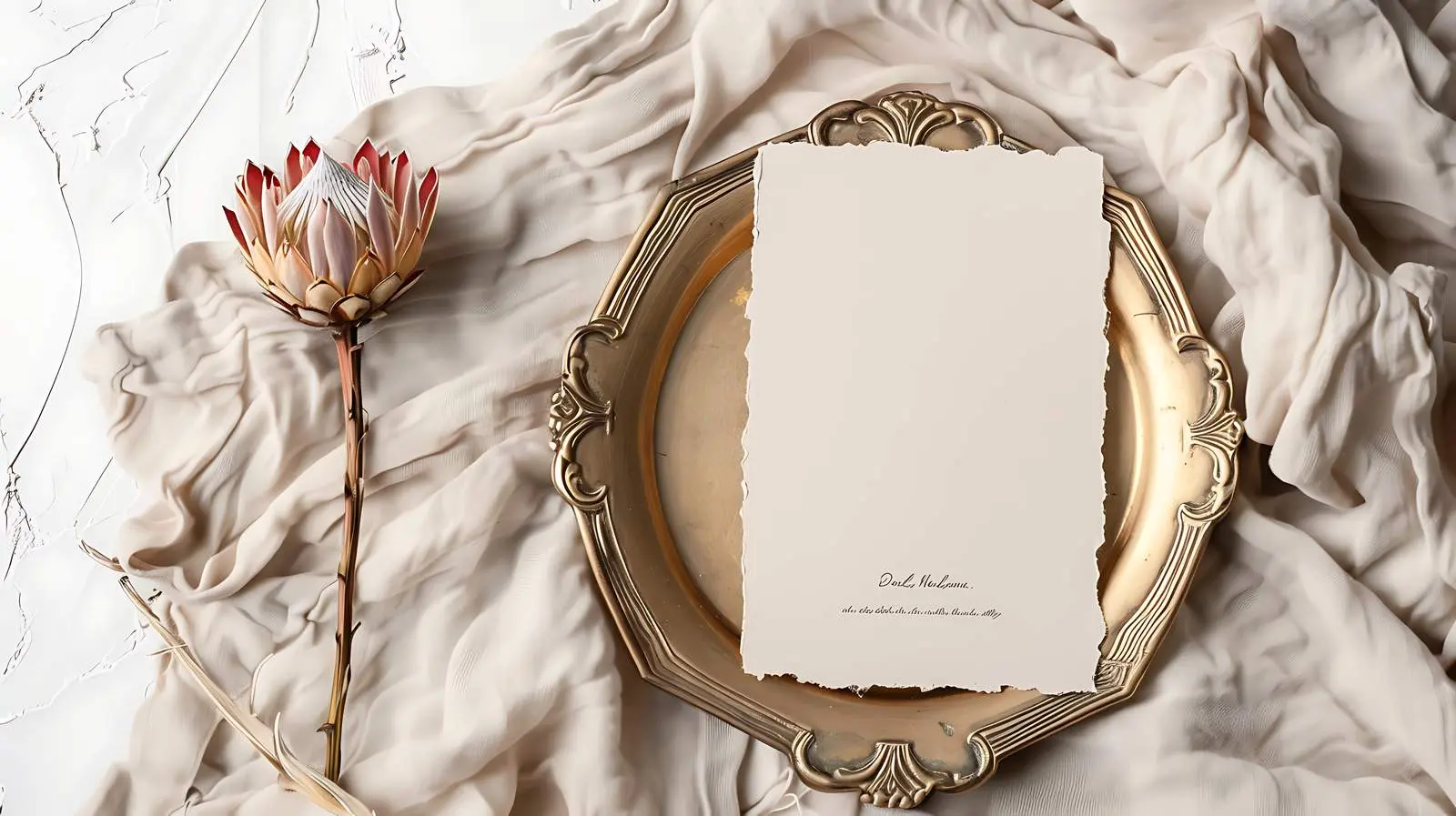 Bohemian Wedding Invitation Card Template — free download from Dotvec