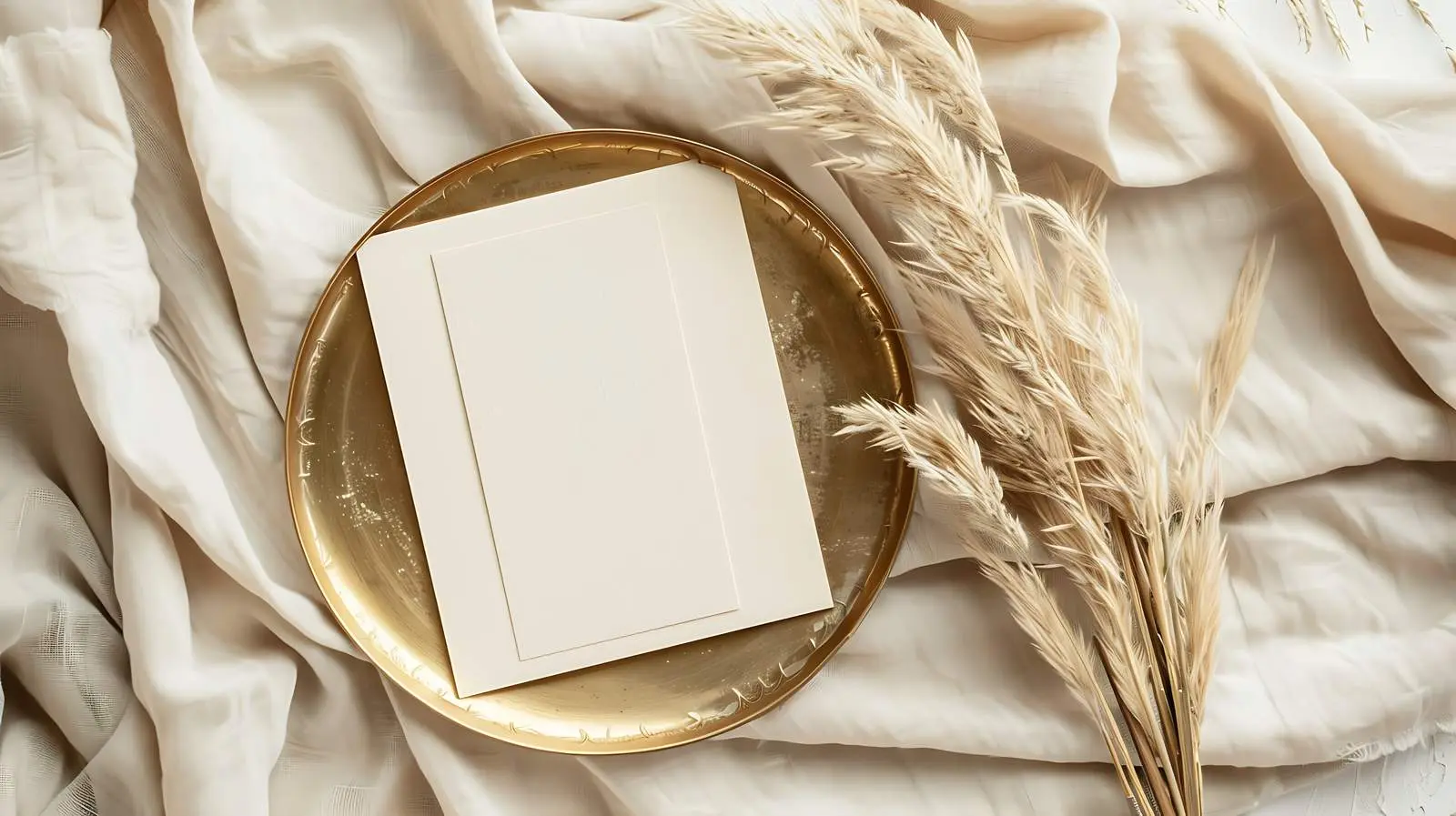 Elegant Bohemian Wedding Invitation Card Template – free unconventional image from Dotvec