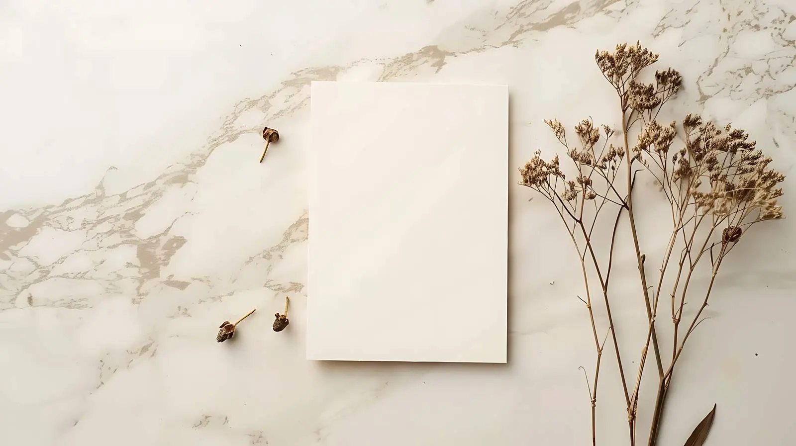 Aesthetic Bohemian Wedding Invitation Card Template — free download from Dotvec