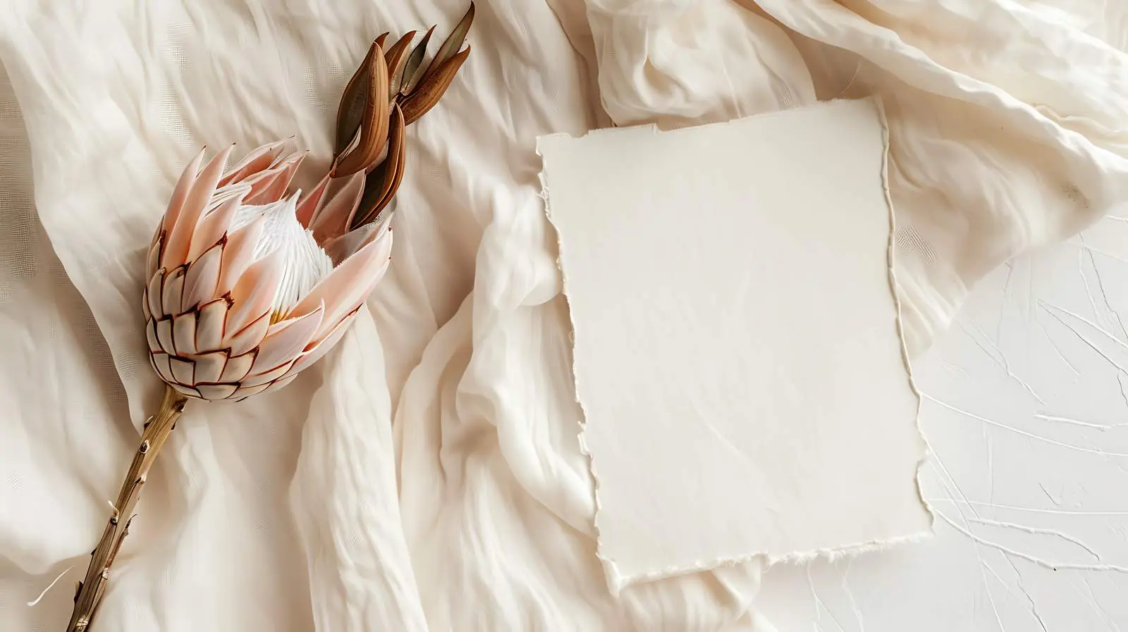 Aesthetic Bohemian Wedding Invitation Card Template — free download from Dotvec