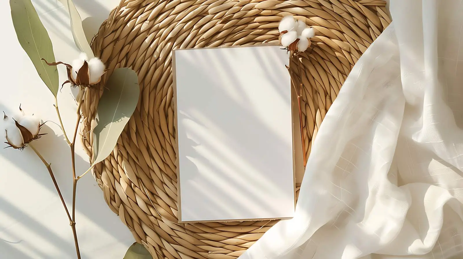 Aesthetic Bohemian Wedding Invitation Card Template — free download from Dotvec