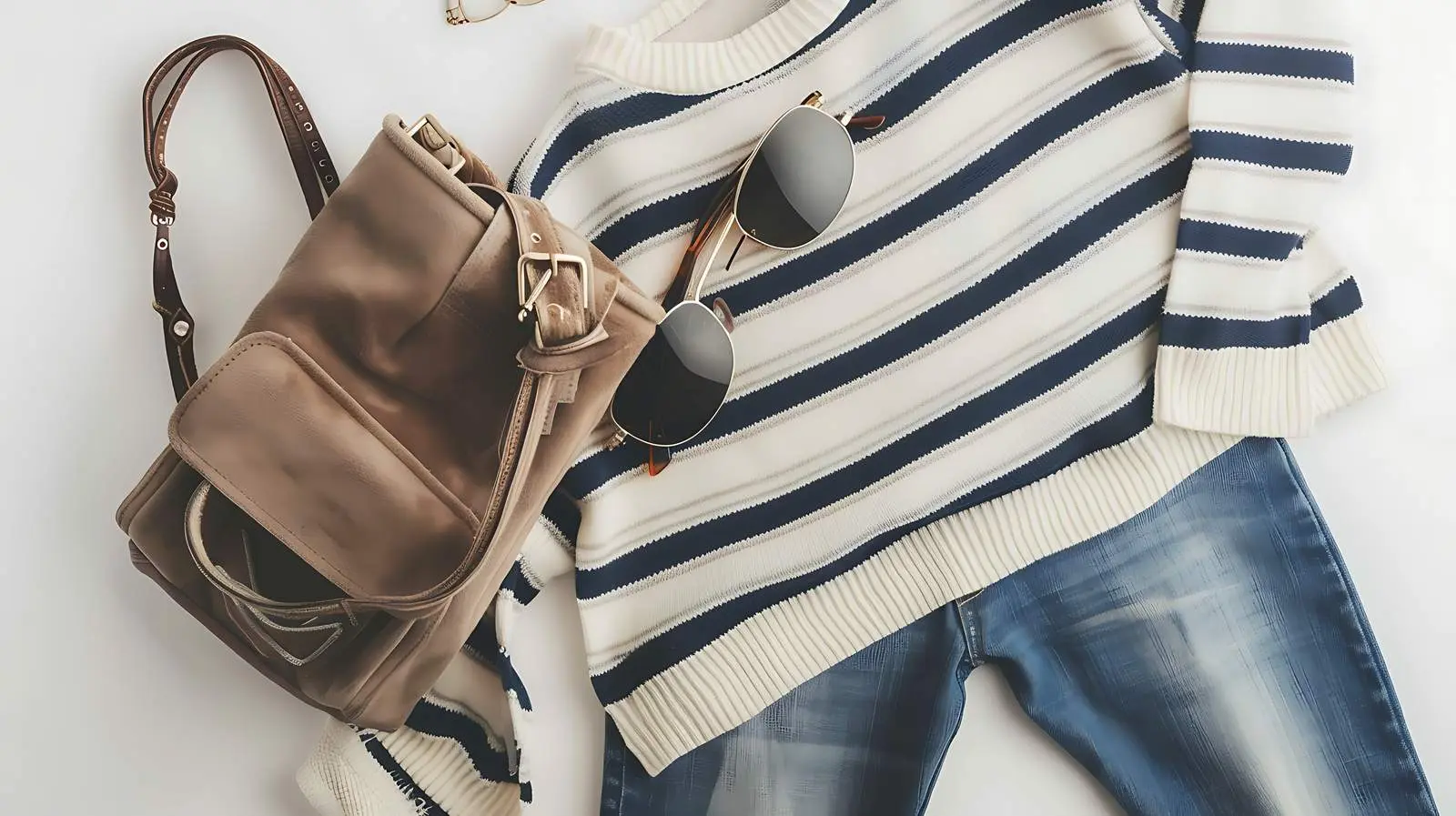 Aesthetic Casual Fashion Composition with Women's Clothes – free urban chic image from Dotvec