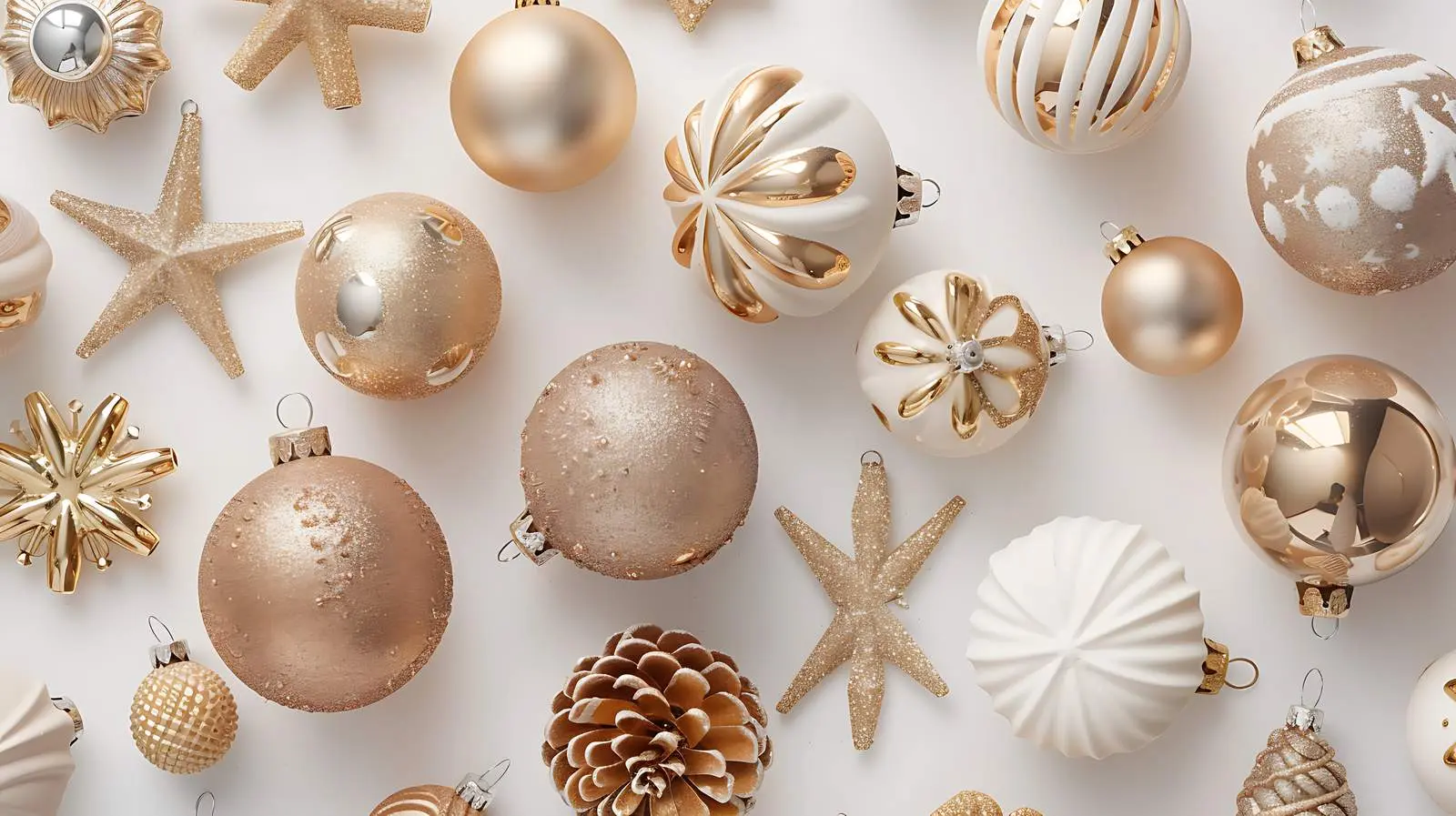 Colorful Aesthetic Christmas Balls Arrangement — free download from Dotvec