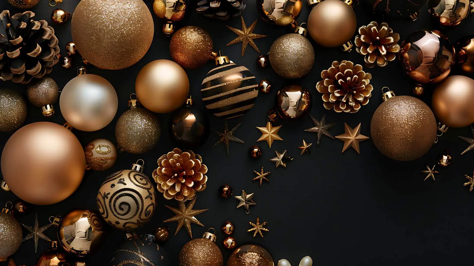 Colorful Creative Christmas Bauble Arrangement — free download from Dotvec