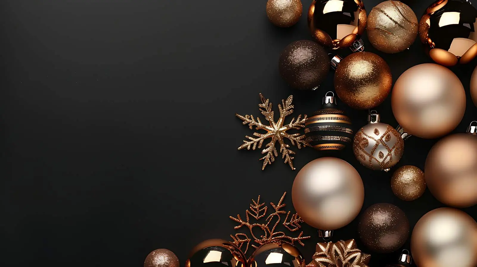 Colorful Christmas Baubles Creative Arrangement – free xmas image from Dotvec