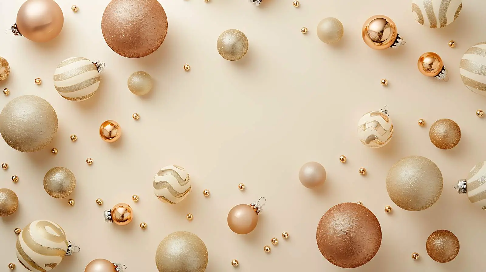 Creative Colorful Christmas Baubles Arrangement — free download from Dotvec