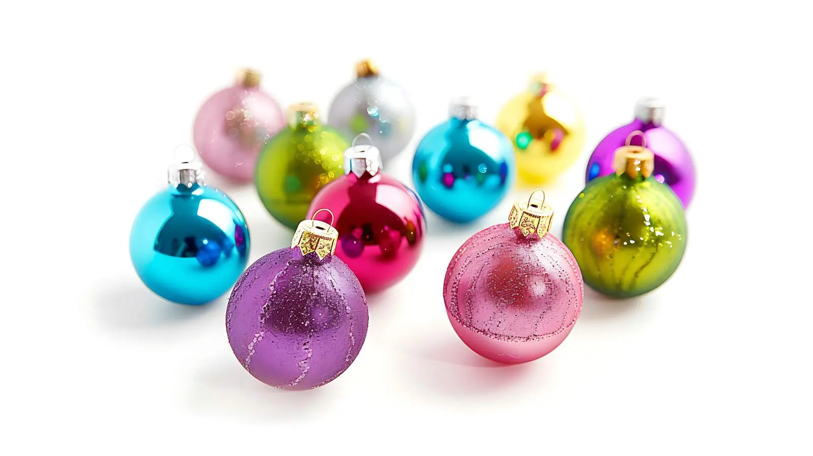 Aesthetic Colorful Golden Beige Christmas Arrangement — free download from Dotvec