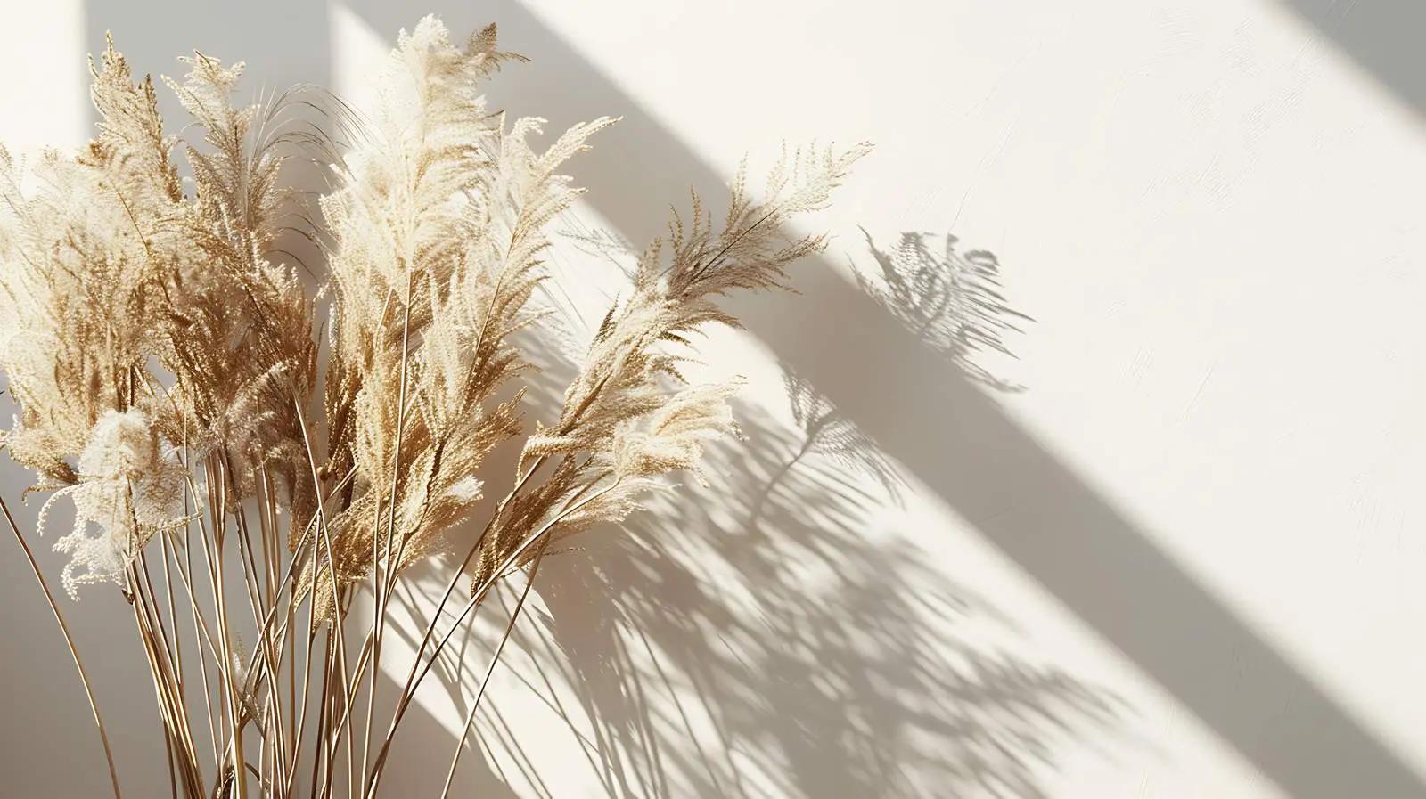 Aesthetic Dried Beige Grass in Minimalist Style – free settings image from Dotvec