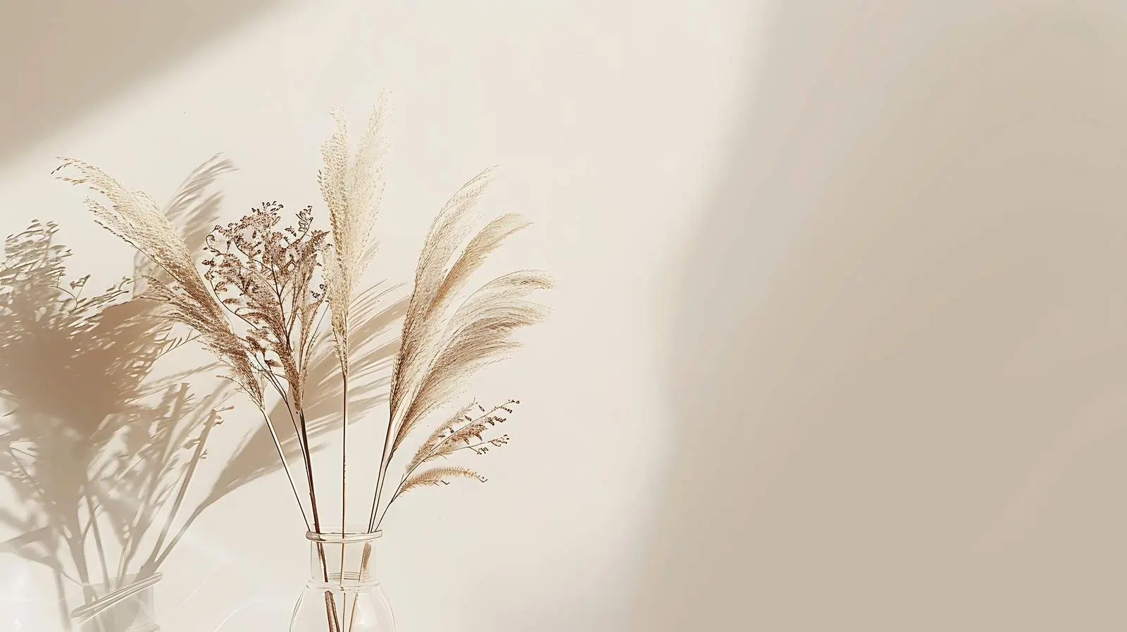 Dried Grass Stems in Clay Jug — free download from Dotvec